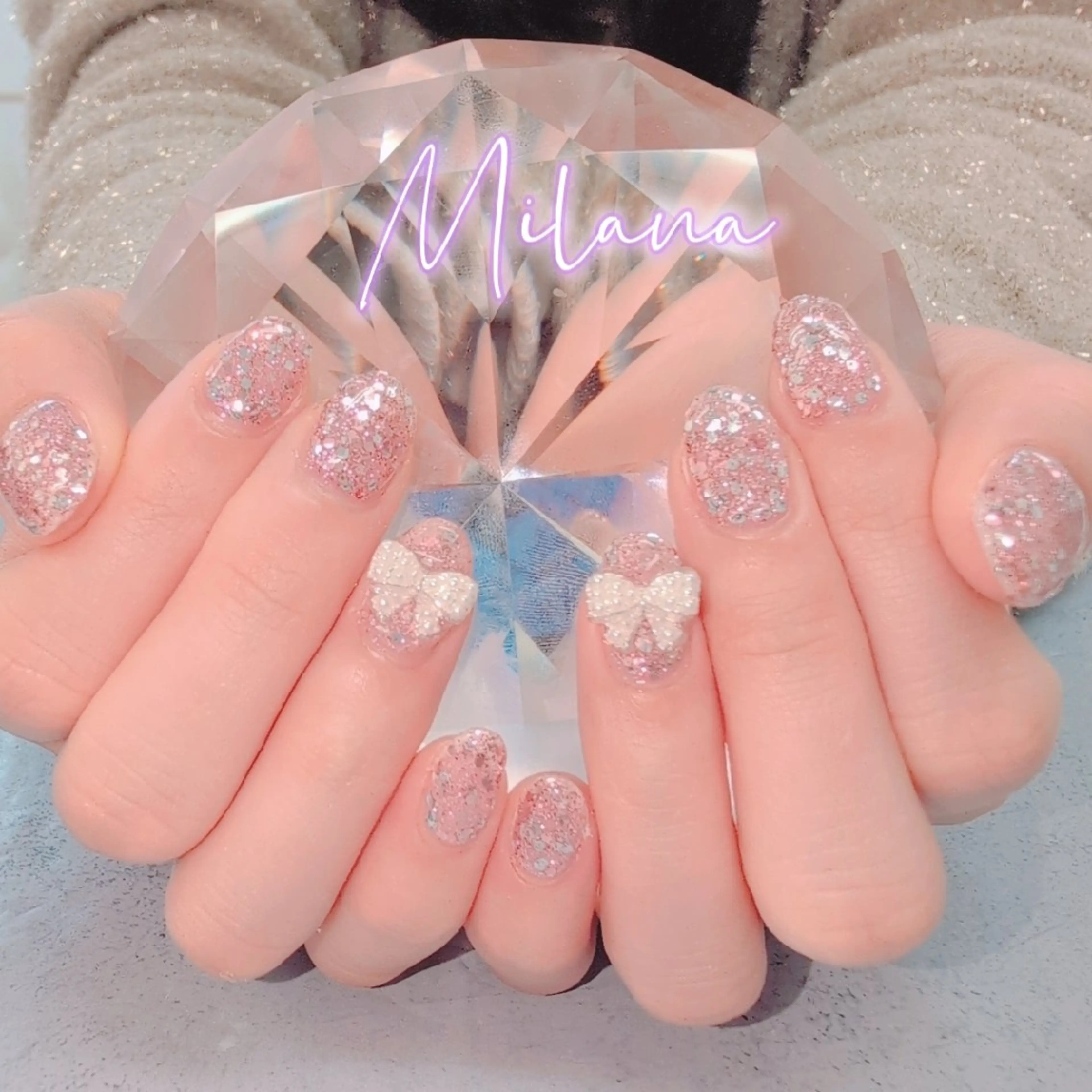 ネイル ワンカラーネイル ハンドネイル Milana 川瀬のネイルデザイン