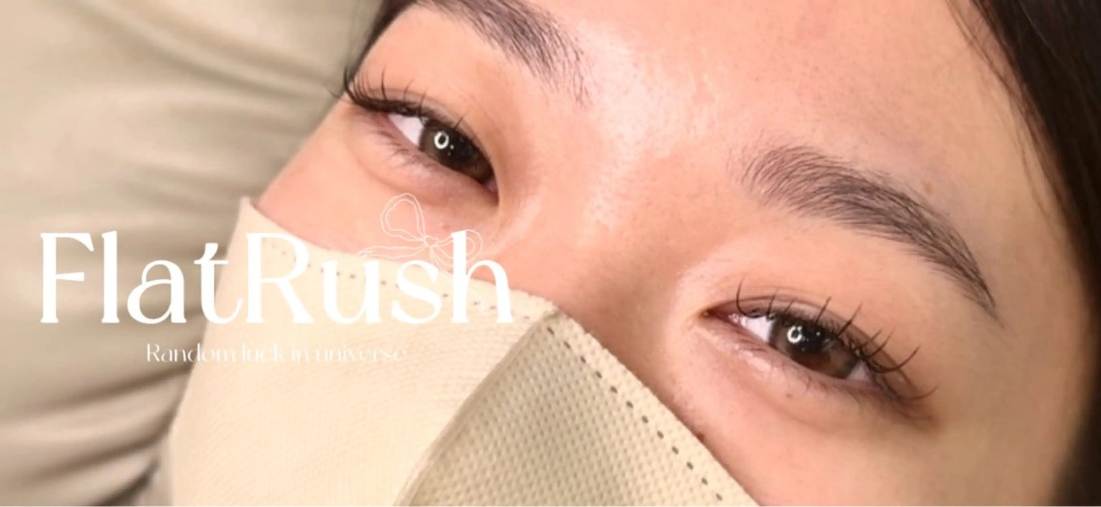 【練習モデル】まつ毛エクステ両目80本オフなしの写真