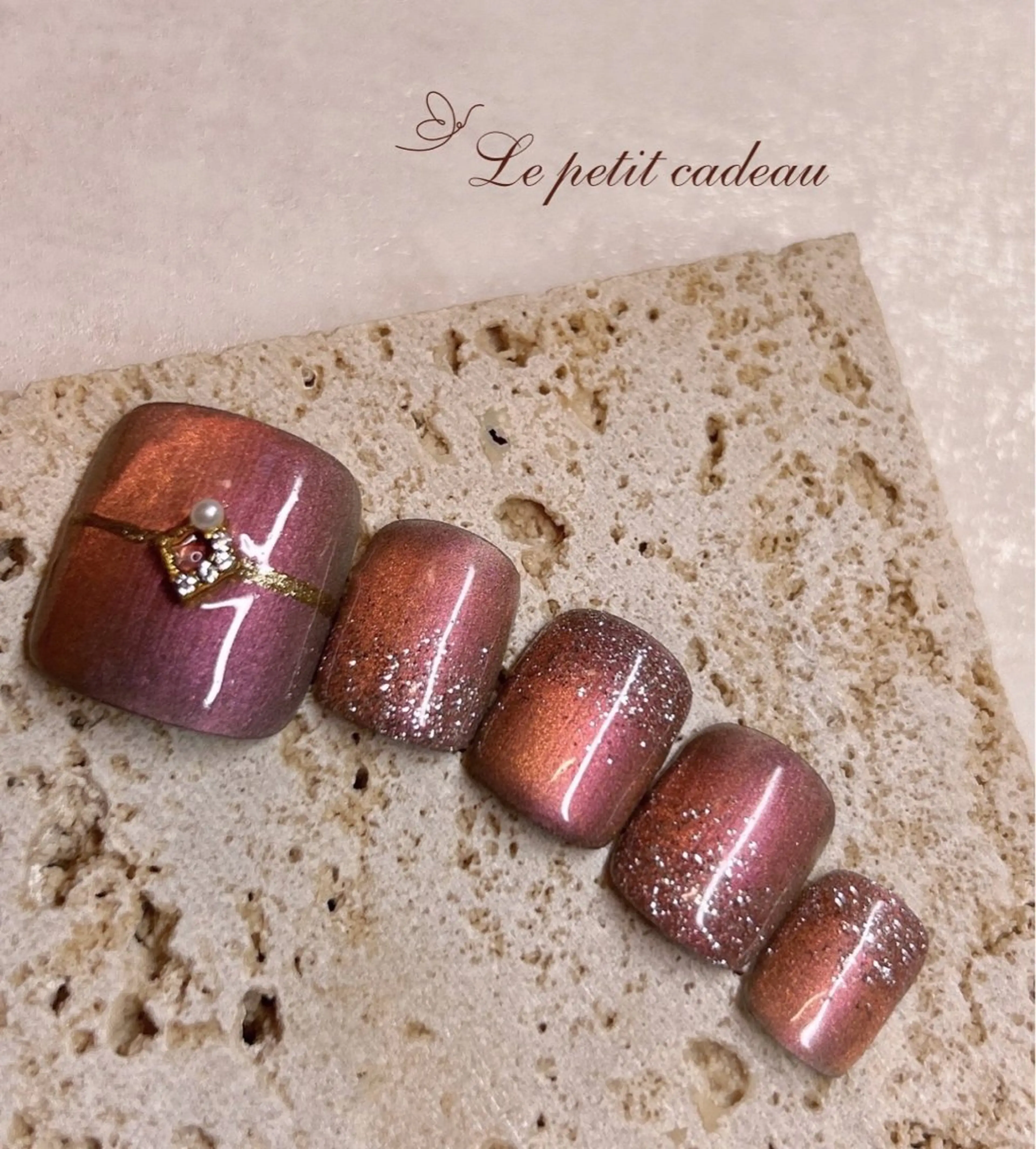 ネイル フットネイル 栗山 カンナのネイルデザイン