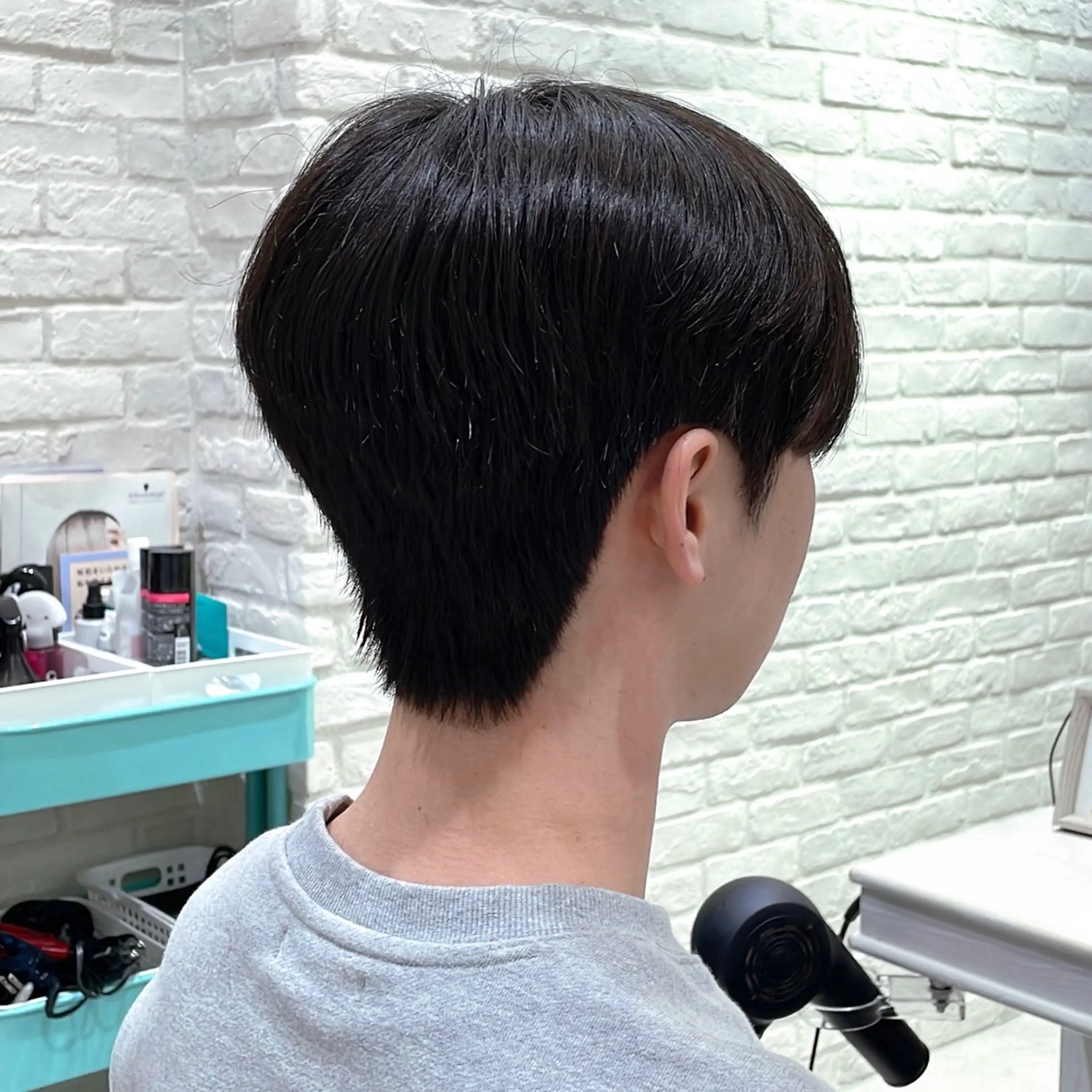 ショート パーマ メンズ キッズ パク・ボミン小野リエ 韓国ハーフ🦊のヘアスタイル