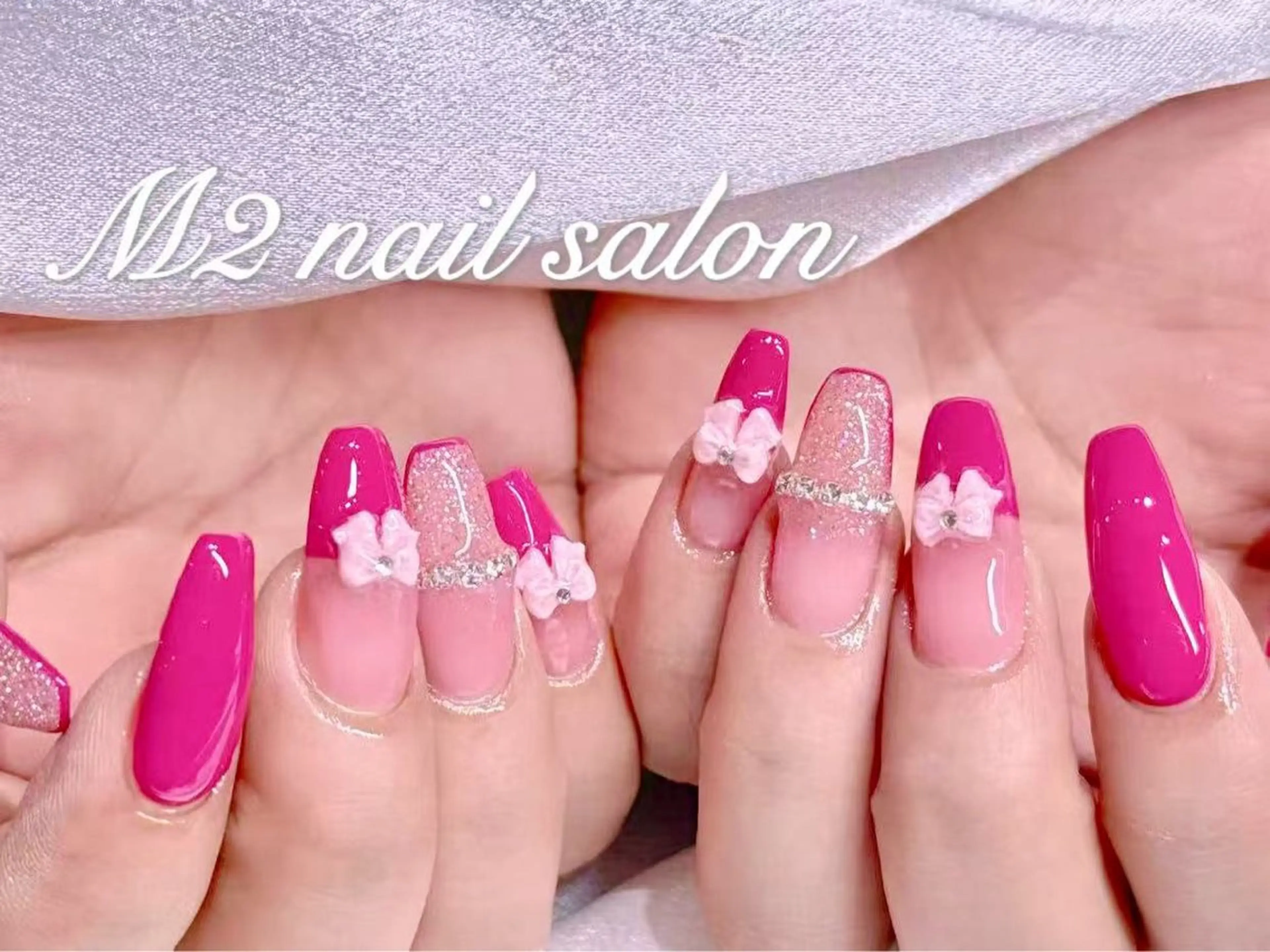 ネイル ハンドネイル 長さだし専門店 M2　rikaのネイルデザイン