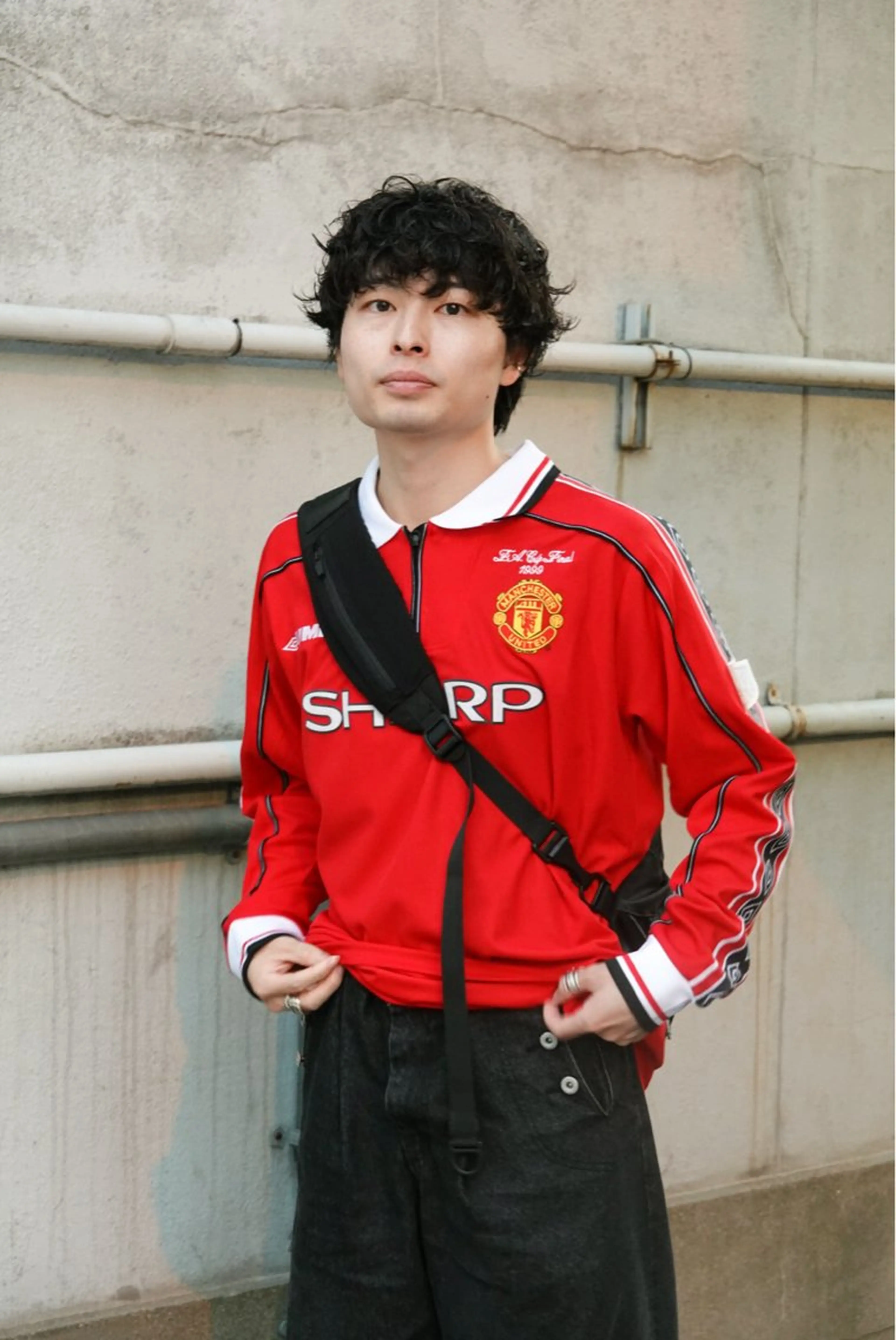 メンズカット＋シャドウパーマの写真