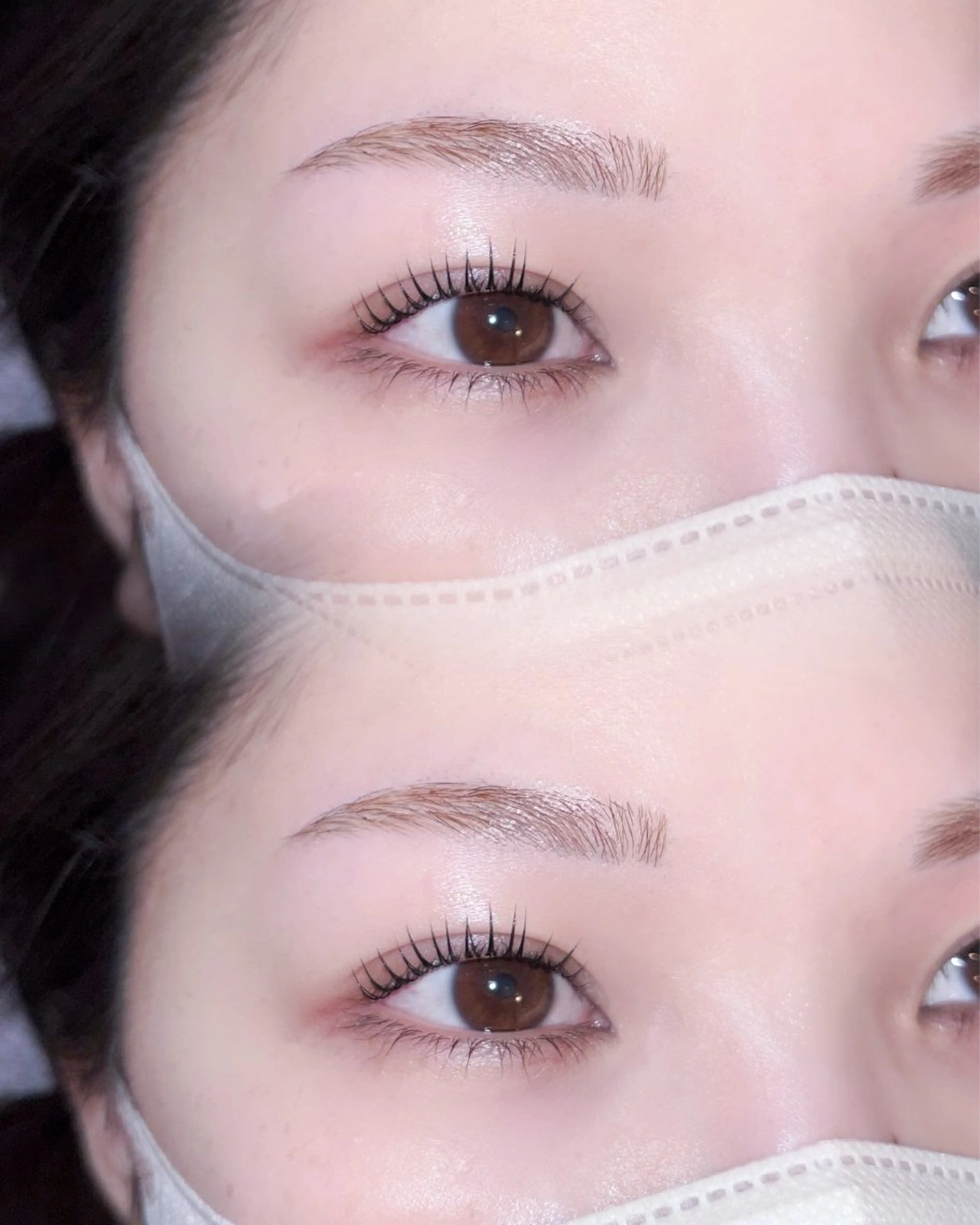 マツエク・マツパ 一重×まつ毛パーマ マツパ mebore 𝑨𝒊𝒏𝒂のマツエク・マツパデザイン