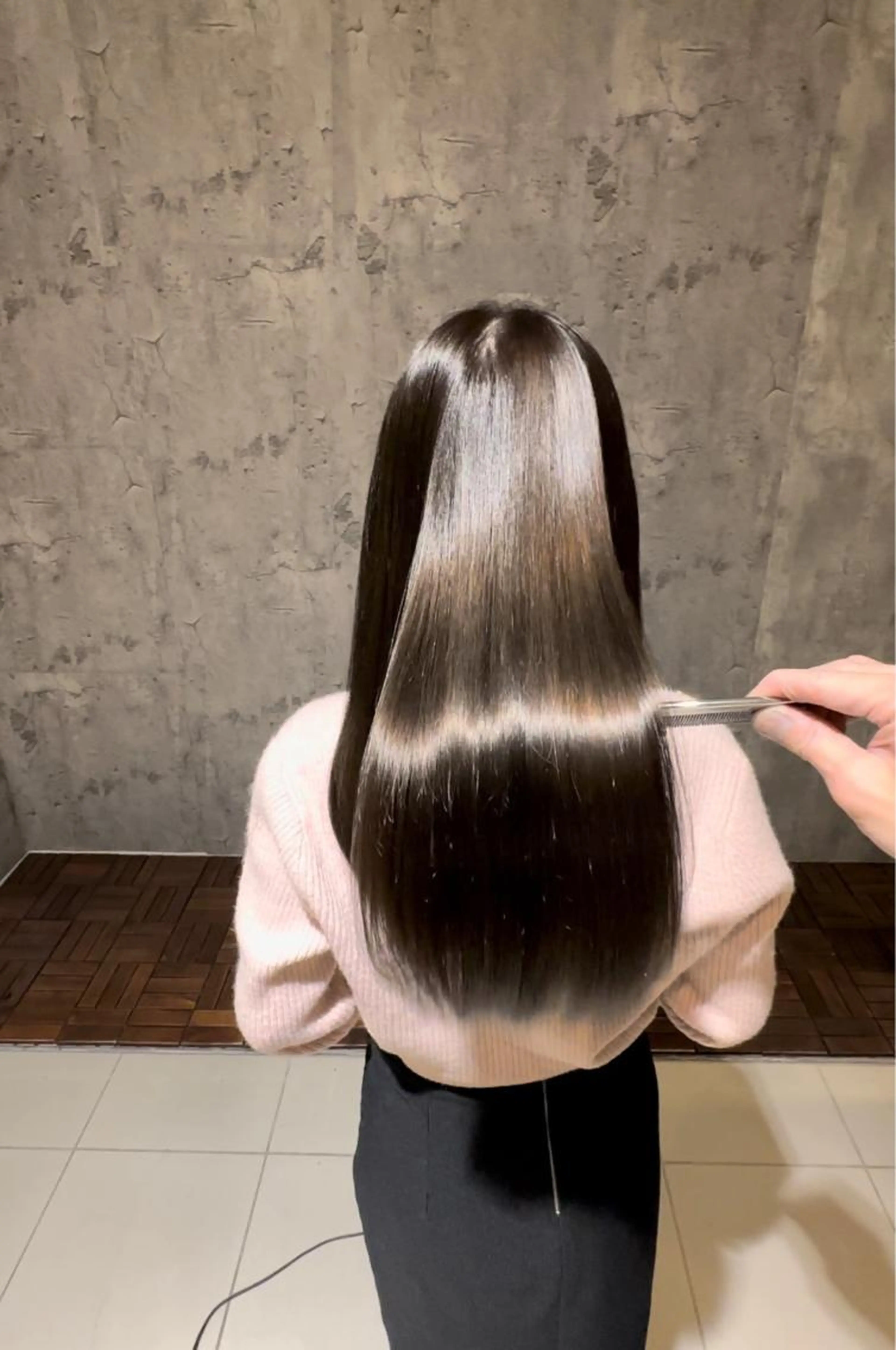 美髪ストレート＋ケアカラー✨【クセを伸ばして艶髪にしたい方はコレ】の写真