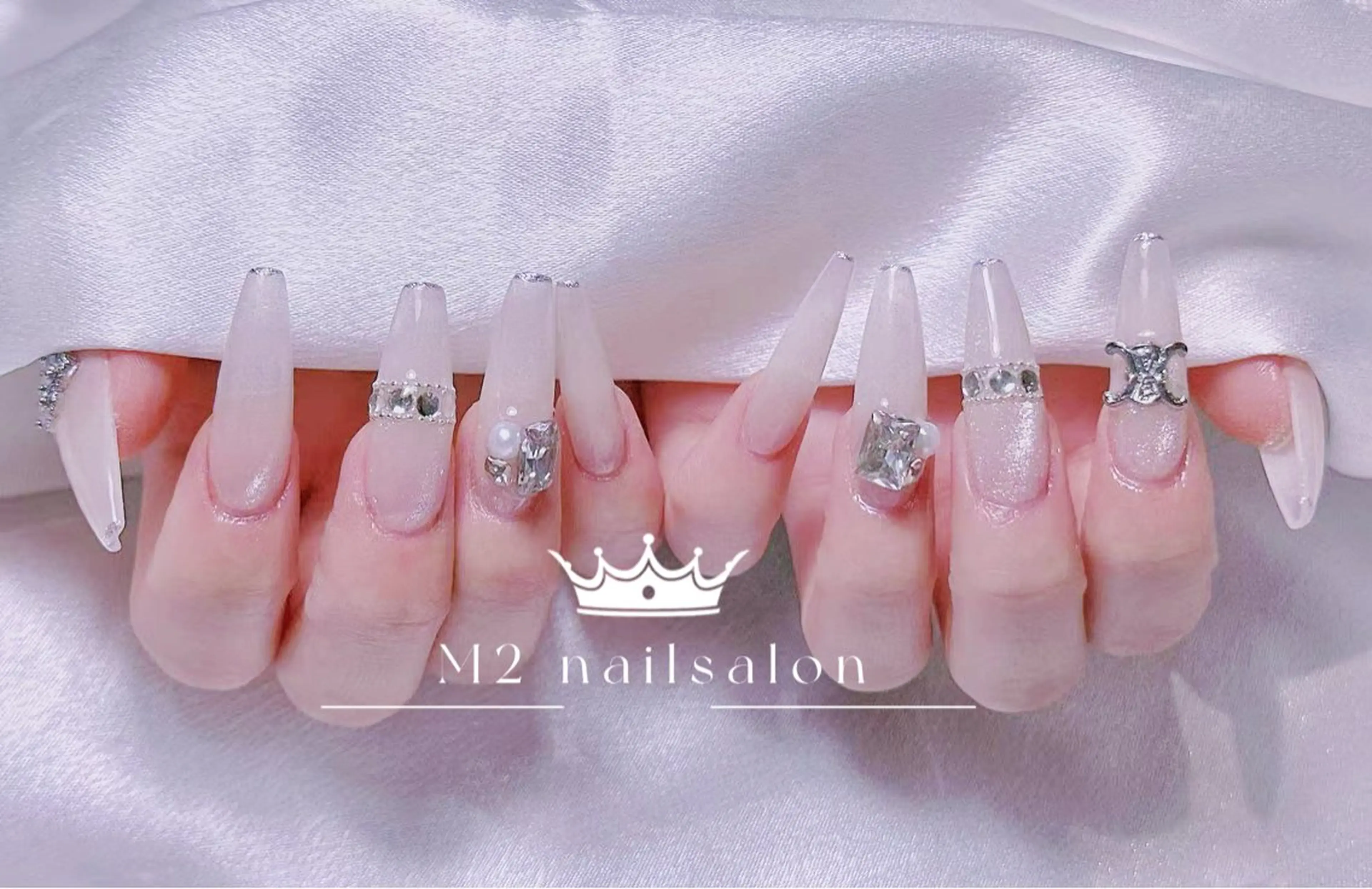 ネイル ハンドネイル 長さだし専門店 M2　rikaのネイルデザイン