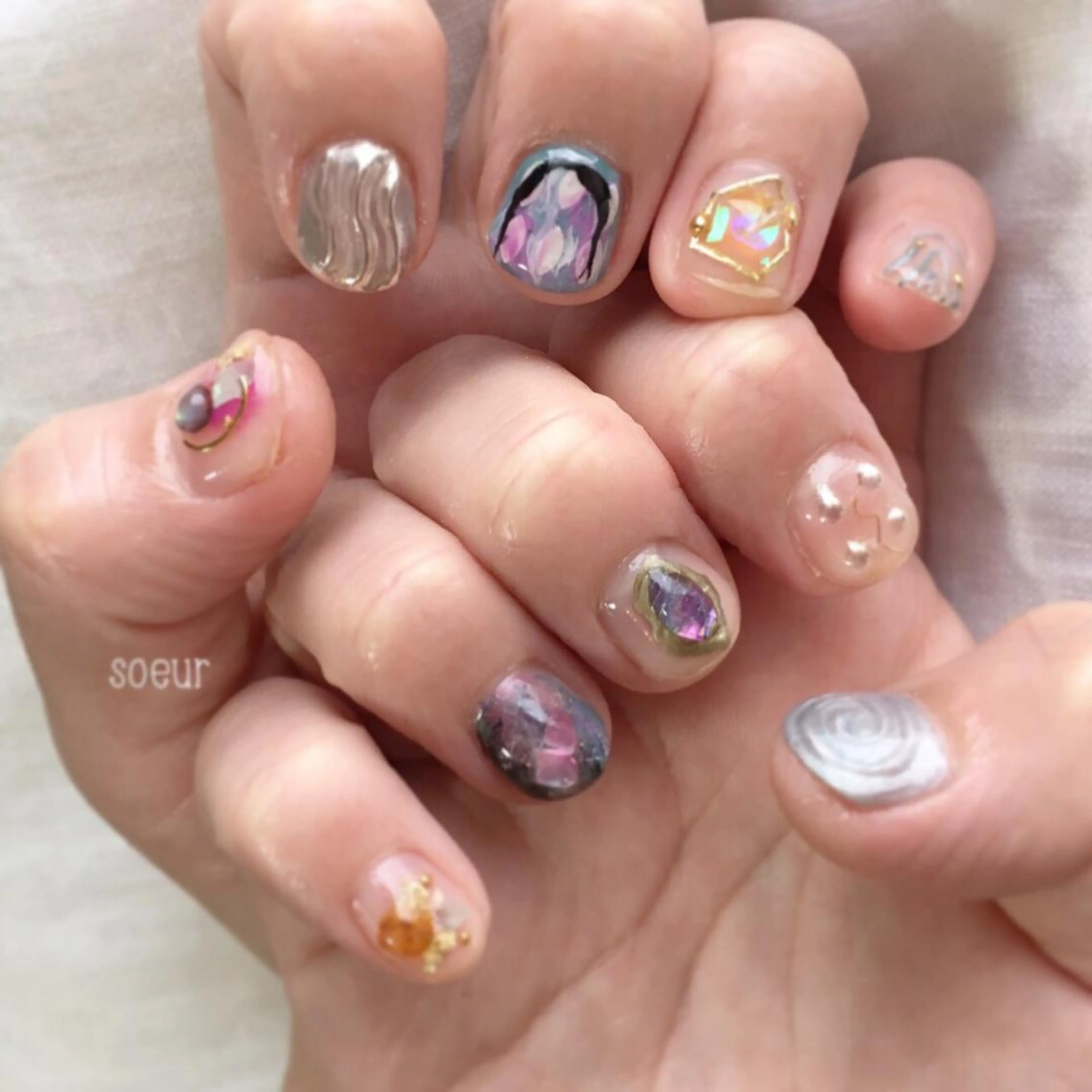 ネイル soeur_ 武蔵浦和のネイルデザイン