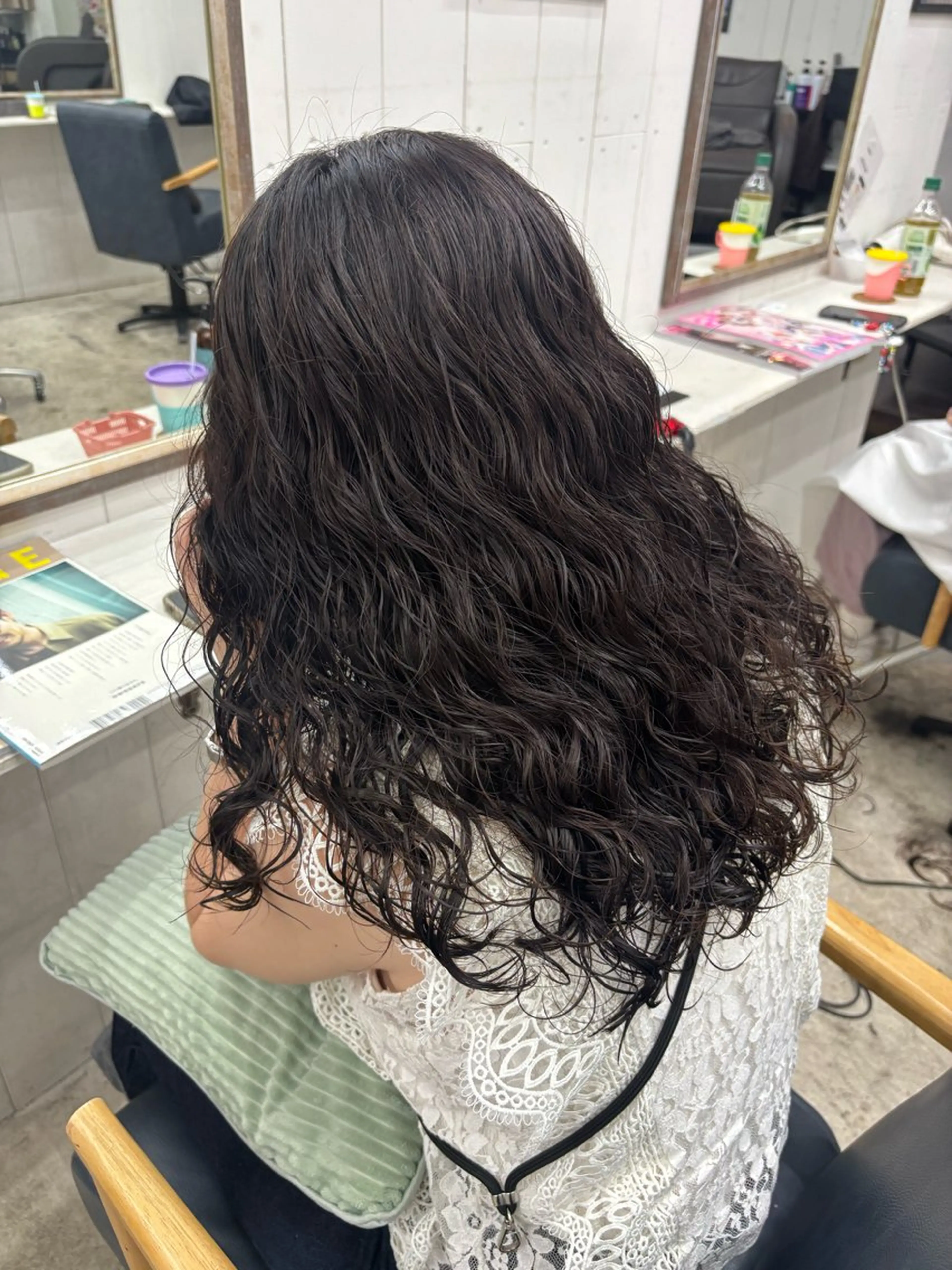 ロング パーマ カット パーマ トリートメント Ann./艶髪 /レイヤーカットのヘアスタイル