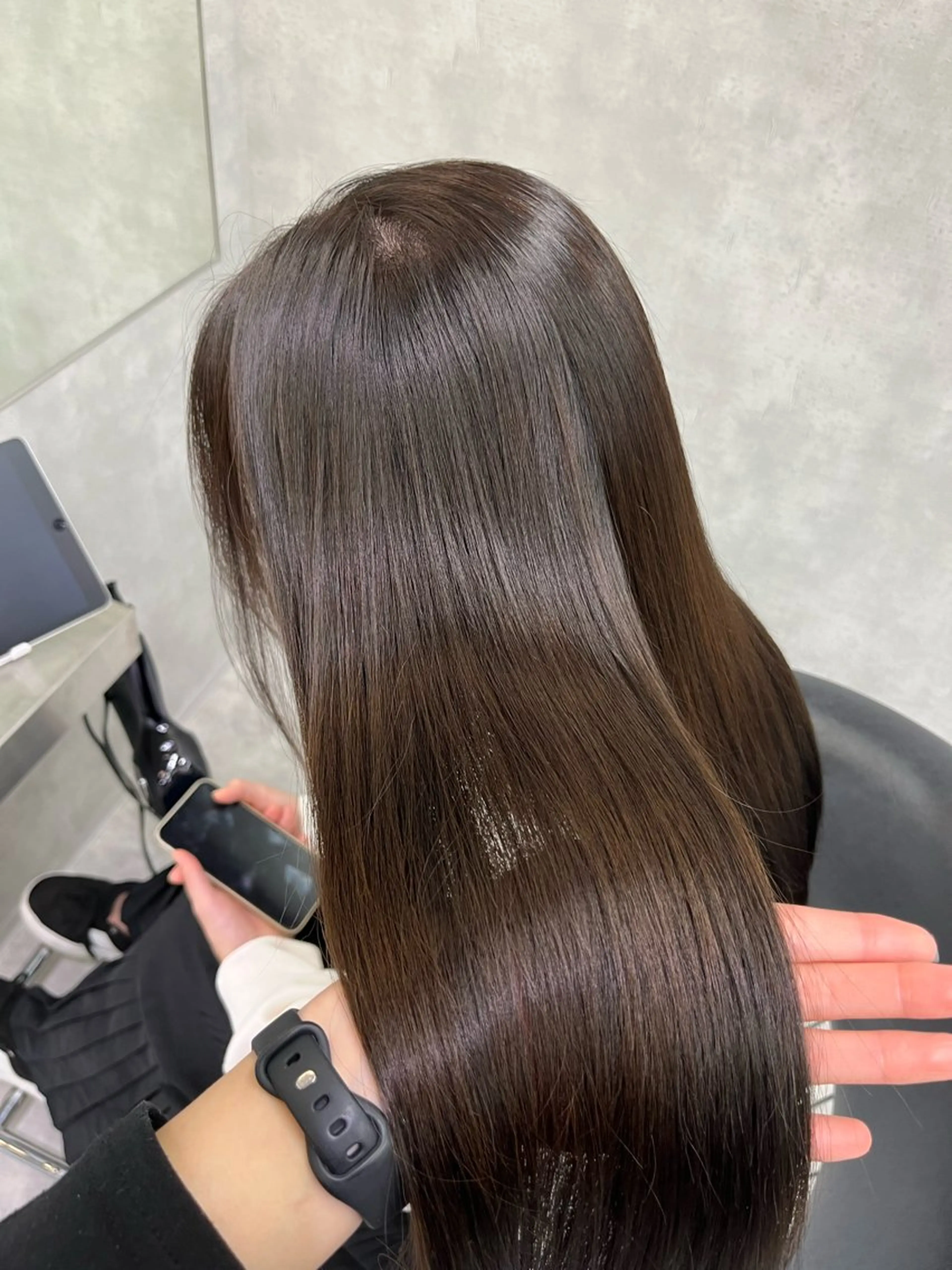 カラー 韓国hair🤍/ レイヤー/彩加のヘアスタイル