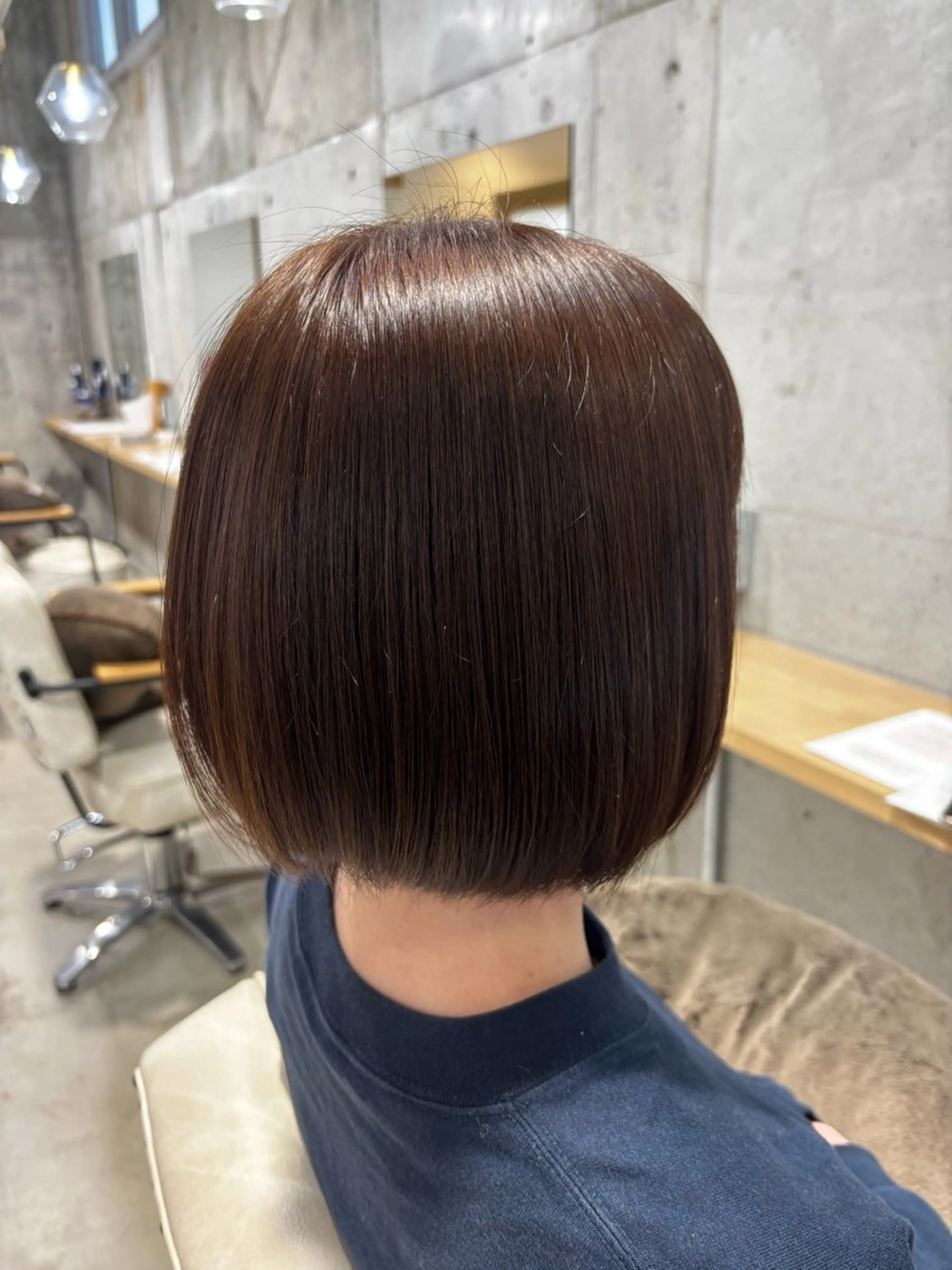 カラー 竹俣 千夏のヘアスタイル