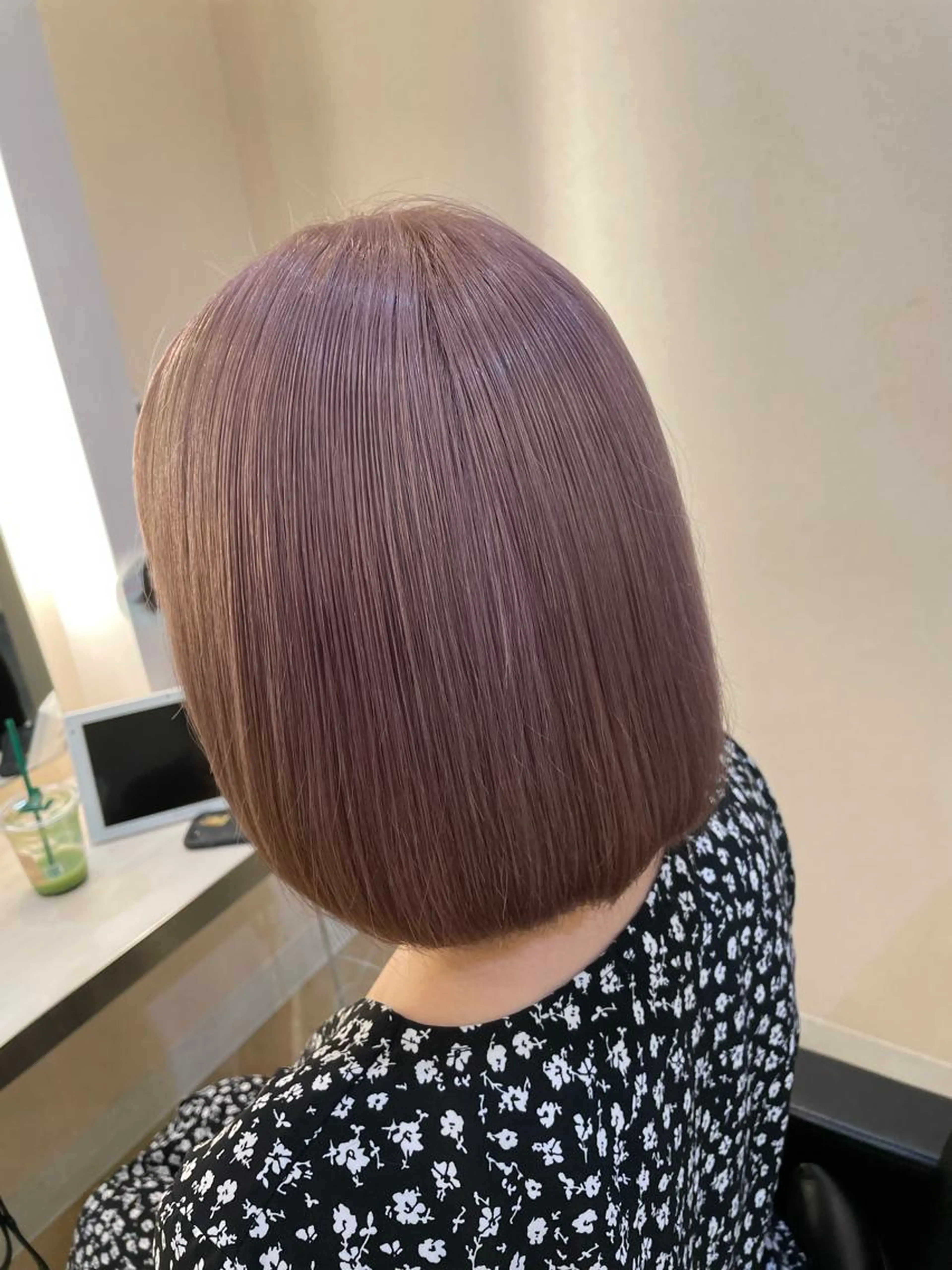 ダメージレスブリーチ2回+透明感カラーの写真