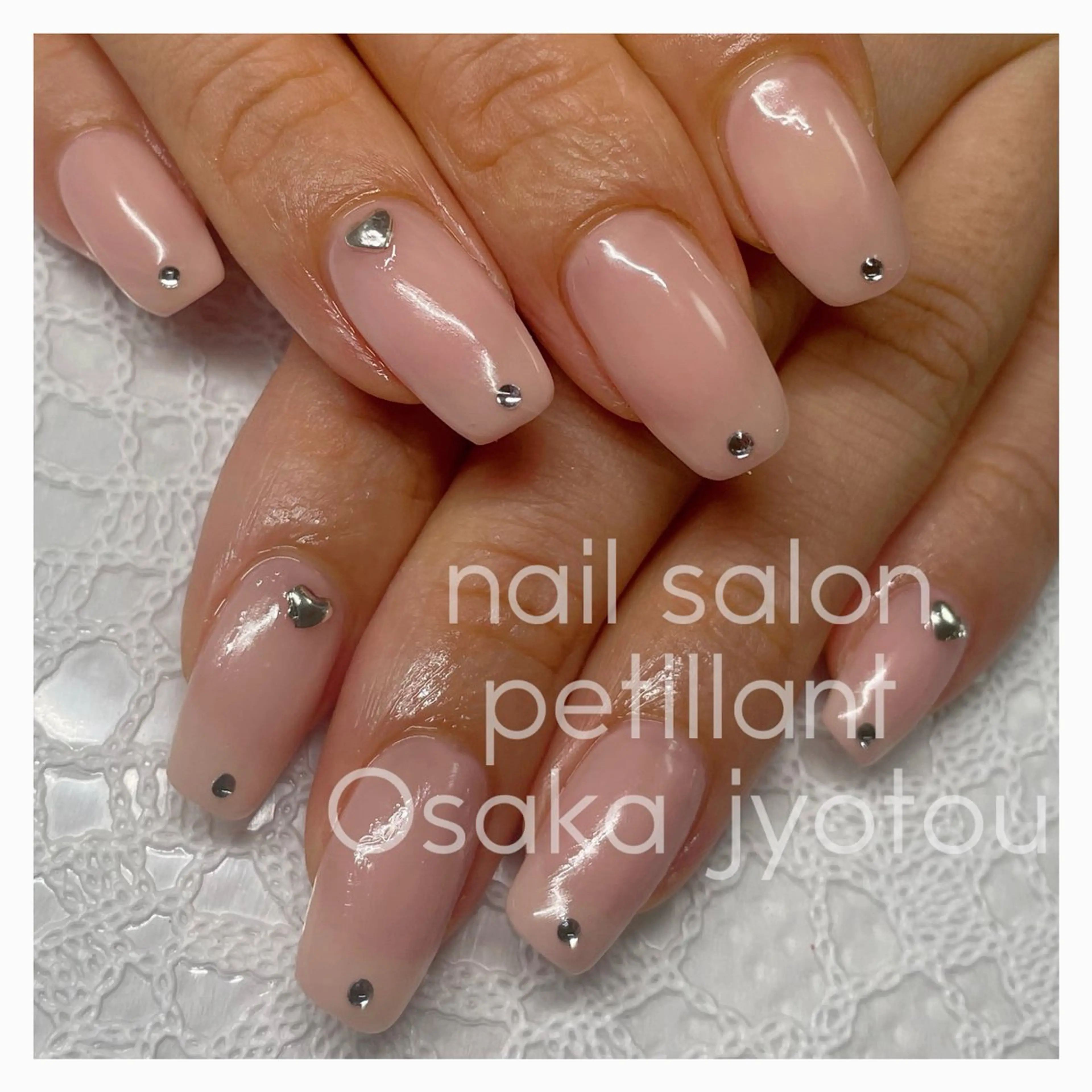 ネイル アートネイル フットネイル ジェルネイル ハート オフィスネイル petillant所属・nail salon petillantのネイルデザイン