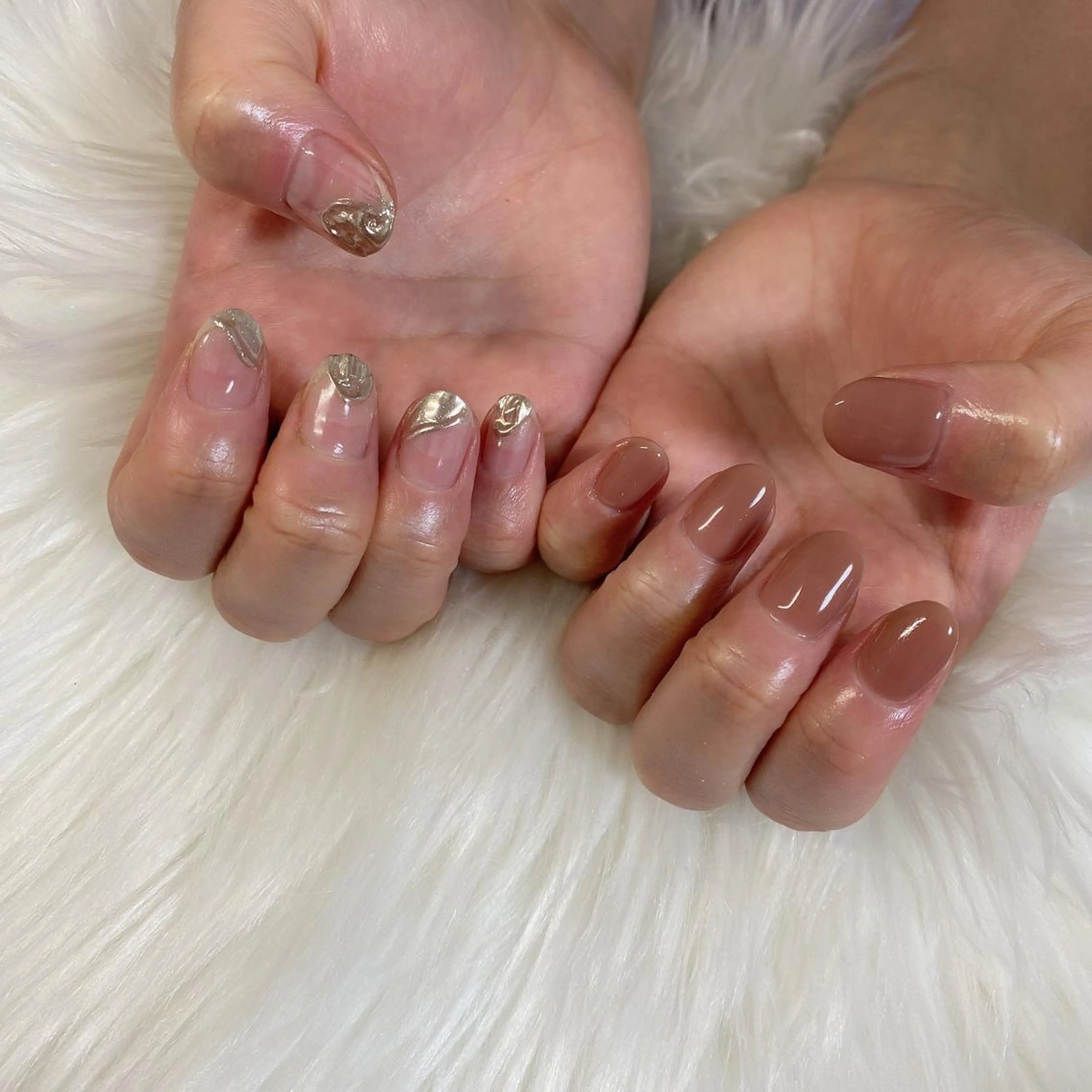 ネイル ハンドネイル 西岡 杏のネイルデザイン