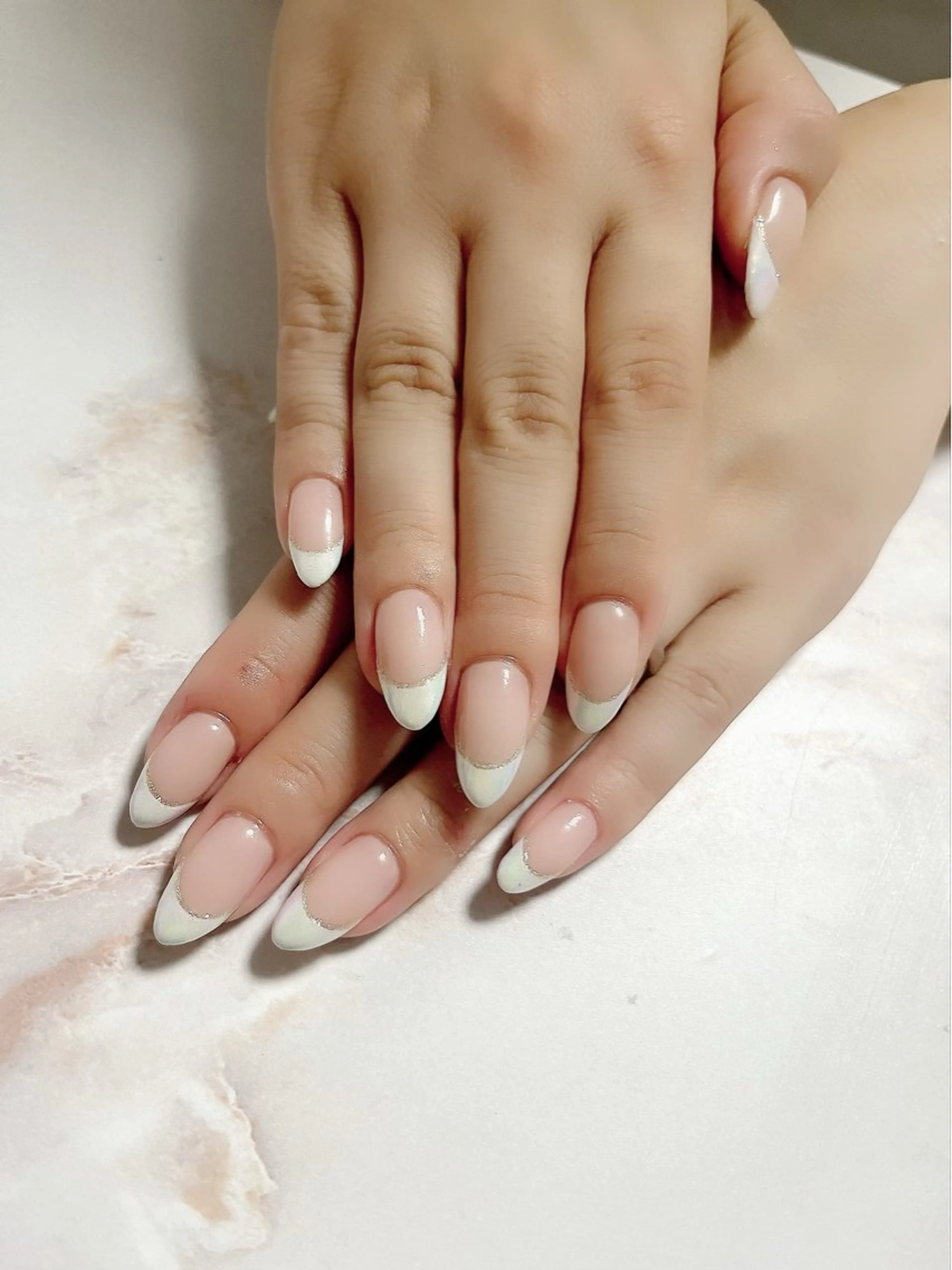 ネイル オーロラネイル フレンチネイル Sourire所属・Nail Sourireのネイルデザイン