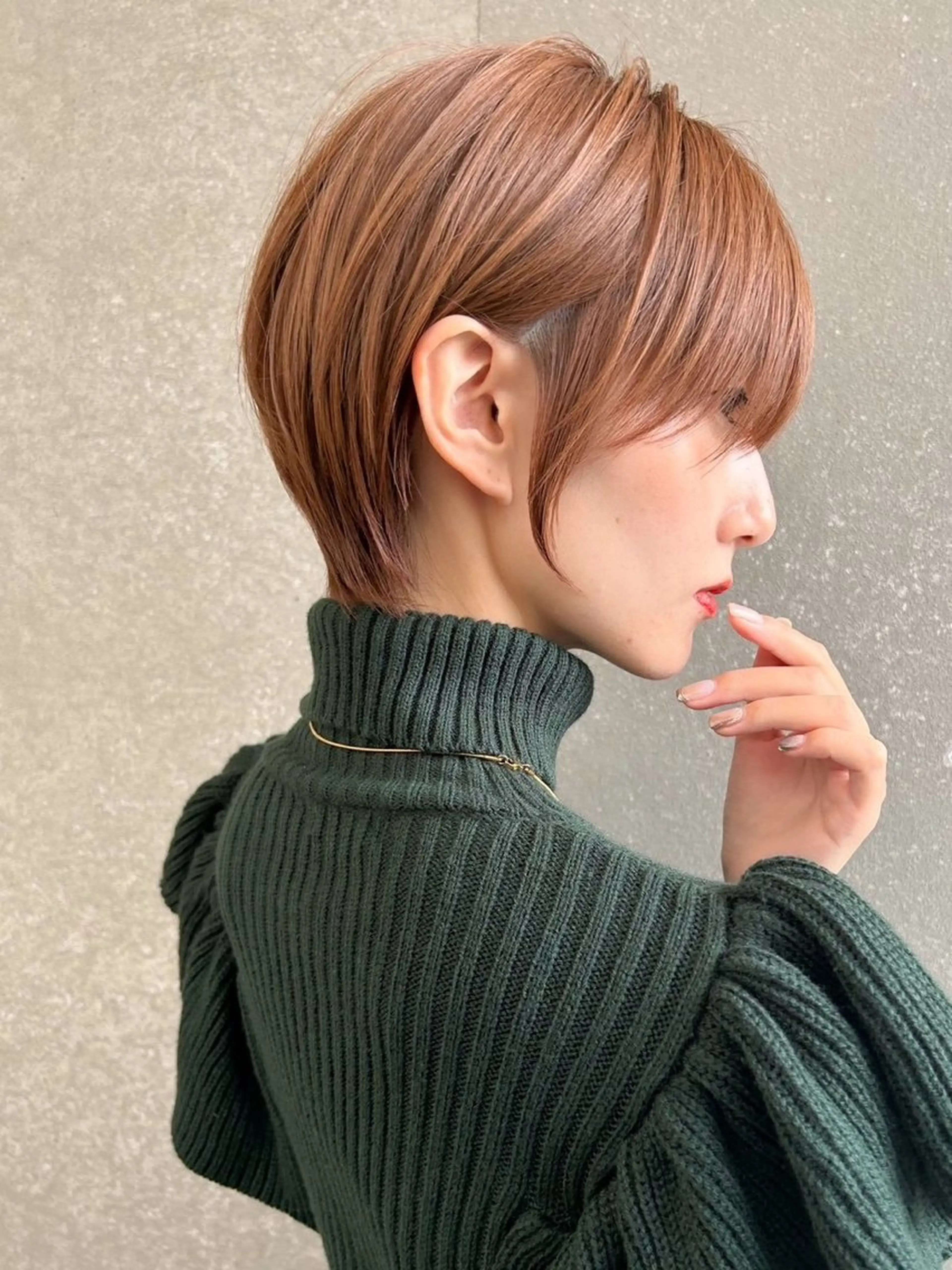ショート カラー 木元 瑛✂︎ボブのヘアスタイル