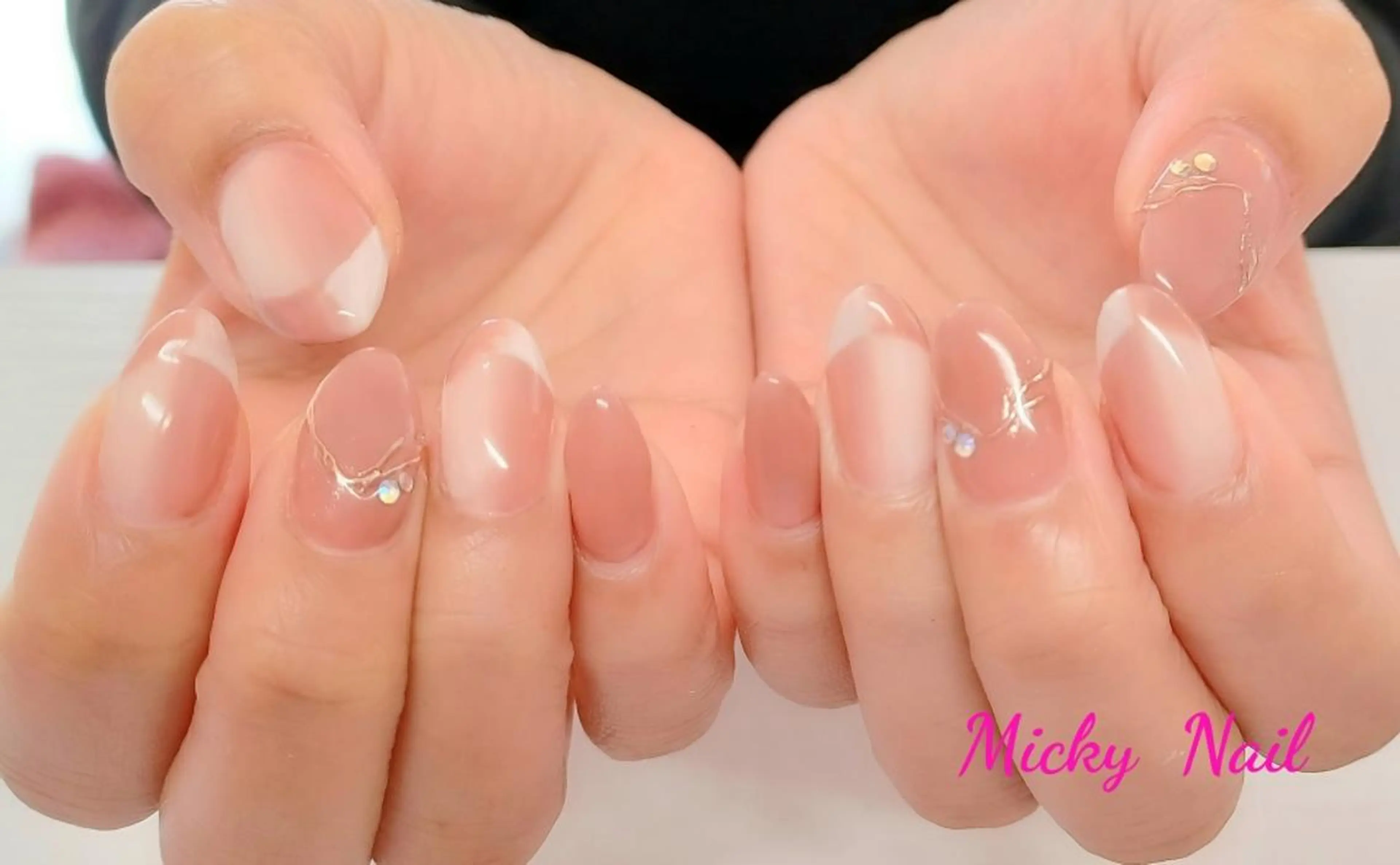 ミディアム ネイル Micky nail chikushinoのネイルデザイン