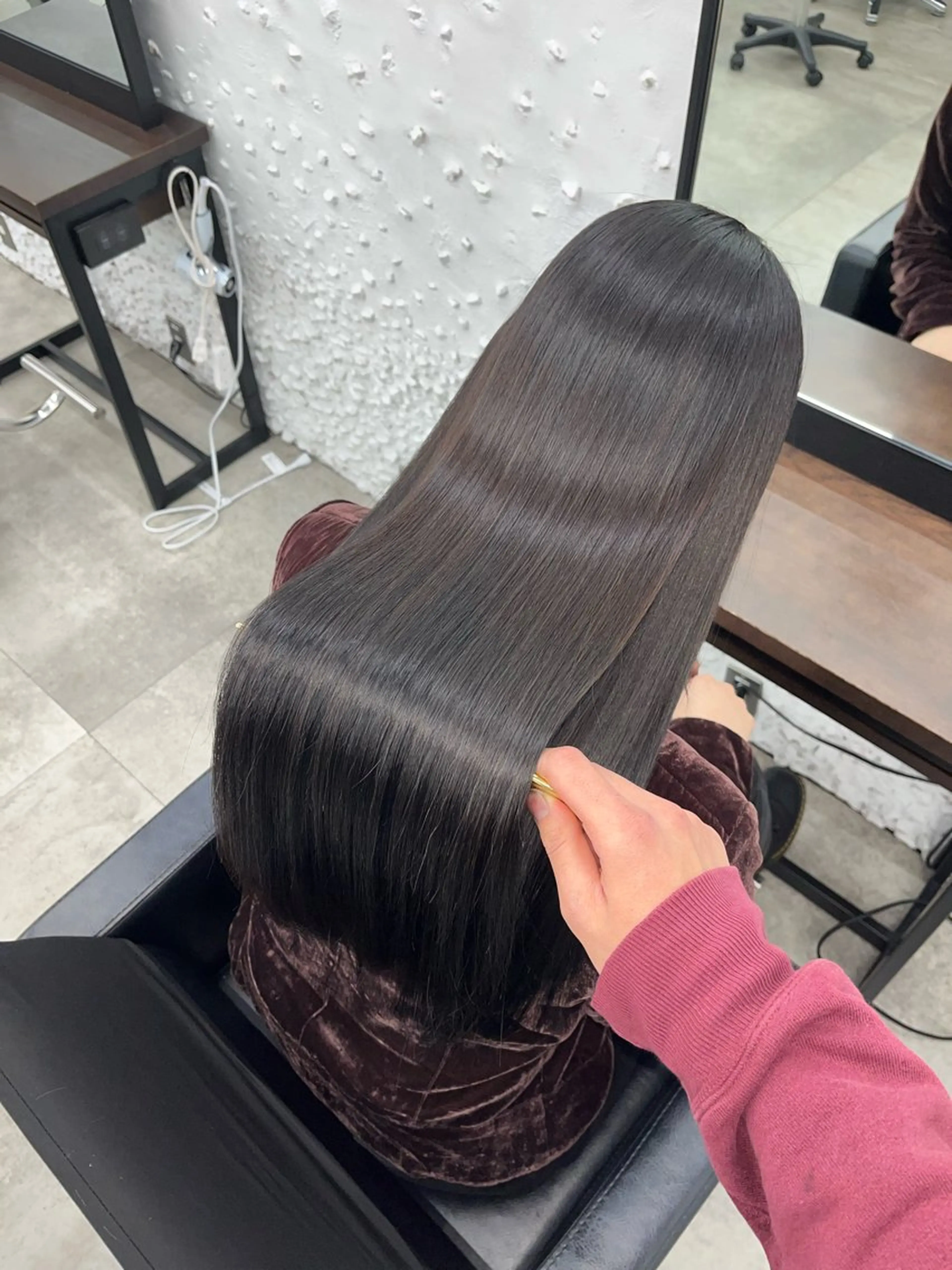 ロング 縮毛矯正 髪質改善/艶髪特化 /透明感✨️こうめいのヘアスタイル