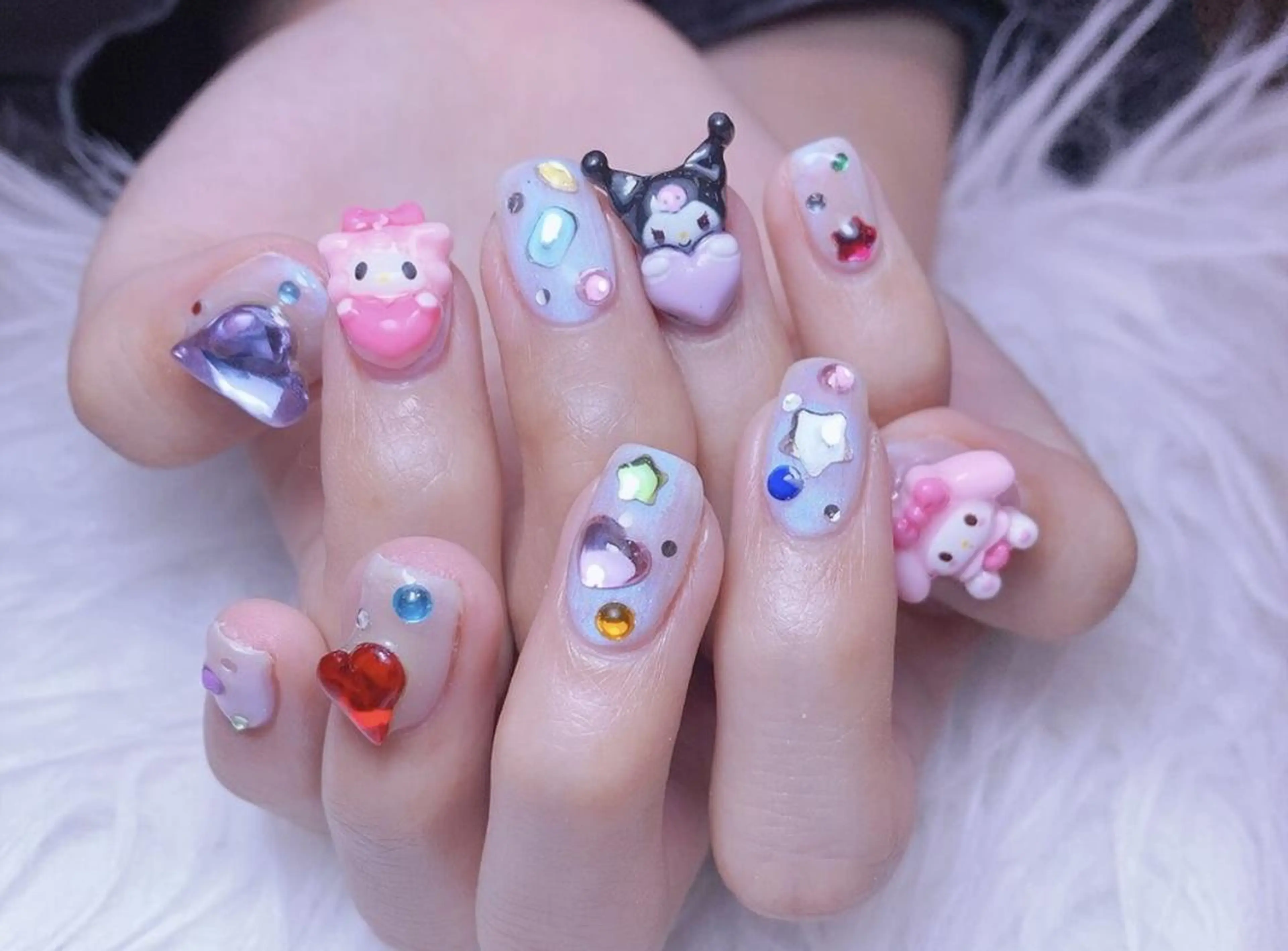 ネイル ハンドネイル 💙羽生 彩光💙のネイルデザイン