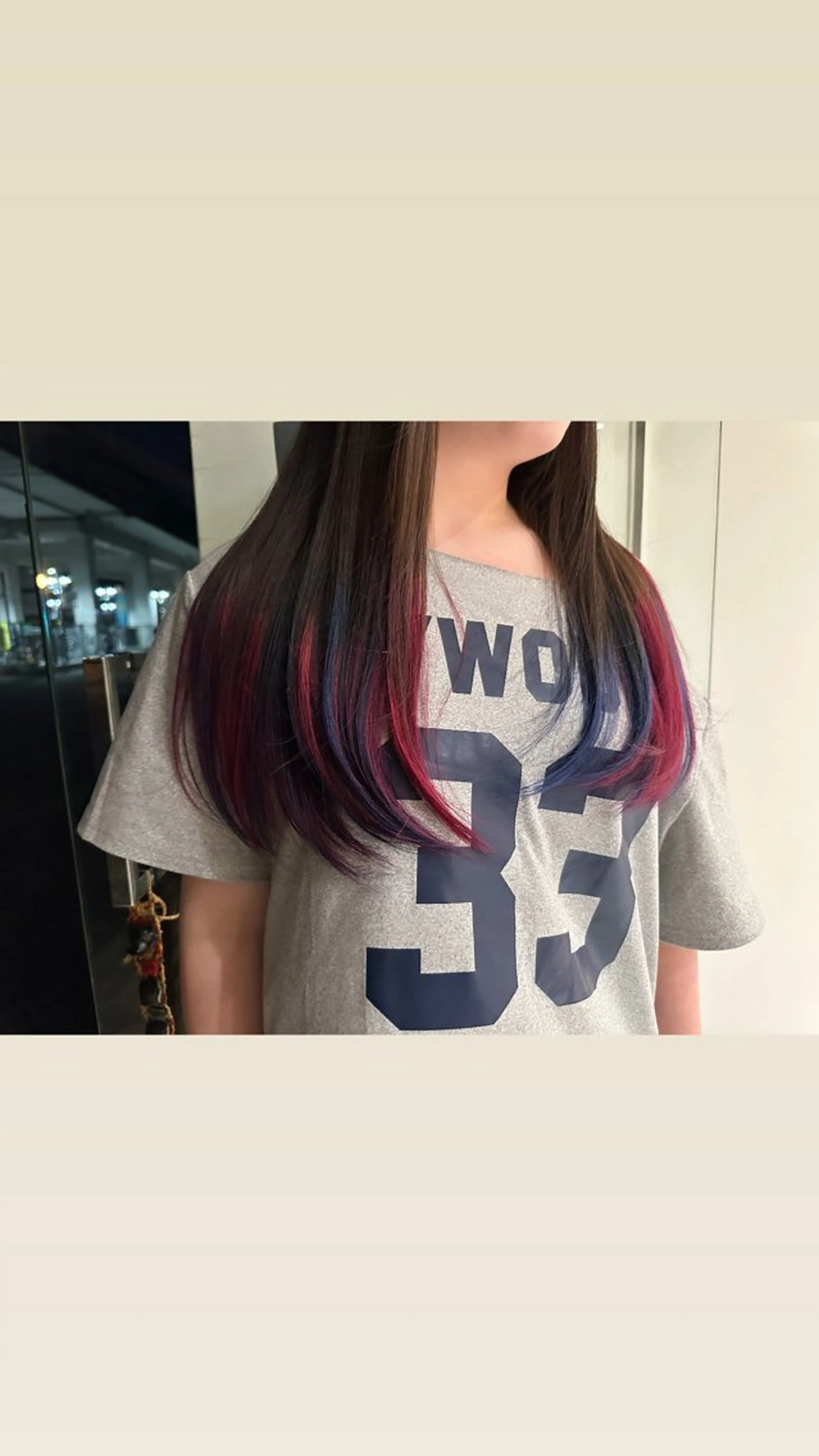 ロング octo所属・梅澤 杏菜のヘアスタイル