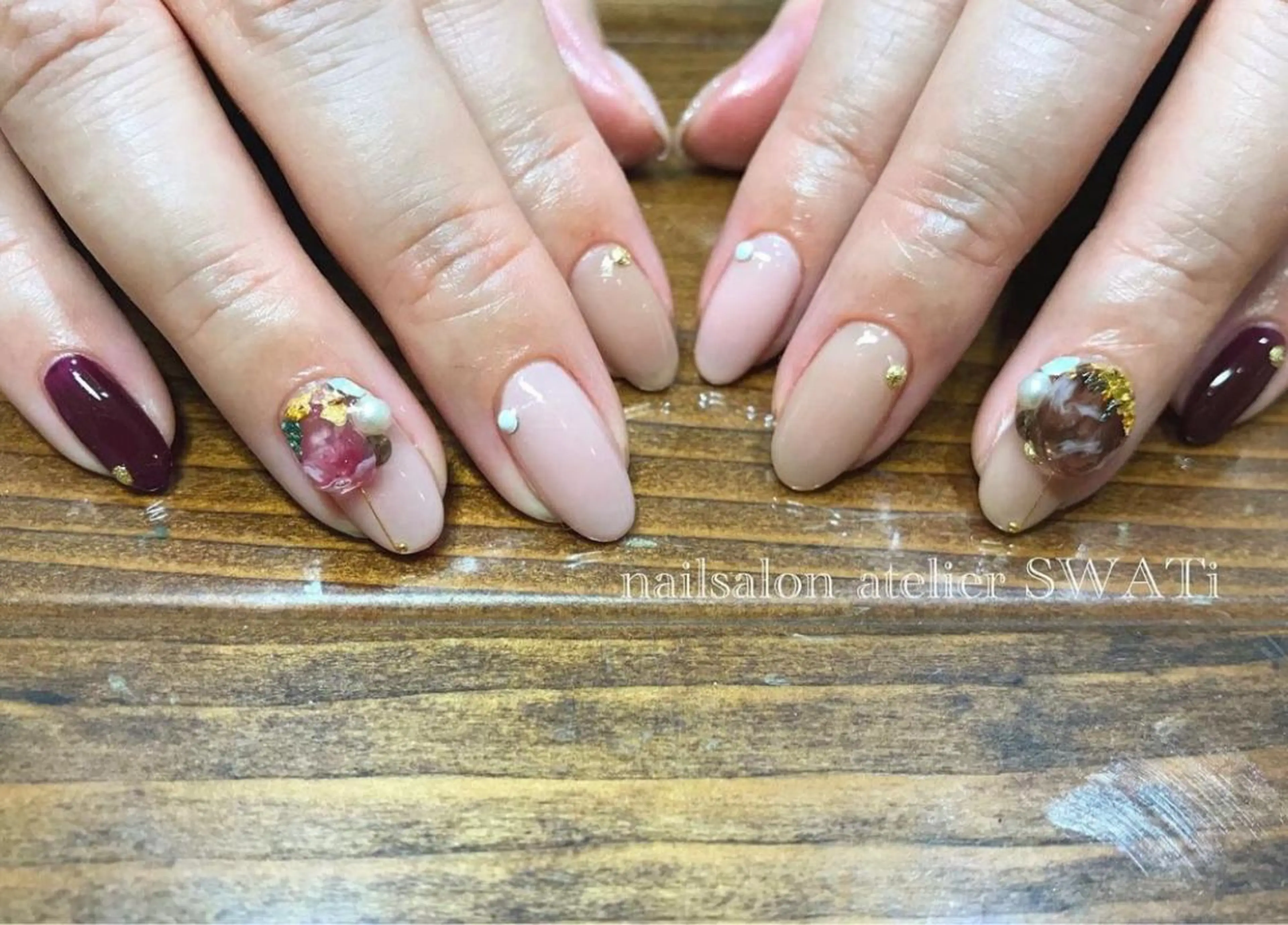 ネイル ヘアーサロン大野所属・nailsalon SWATiのネイルデザイン