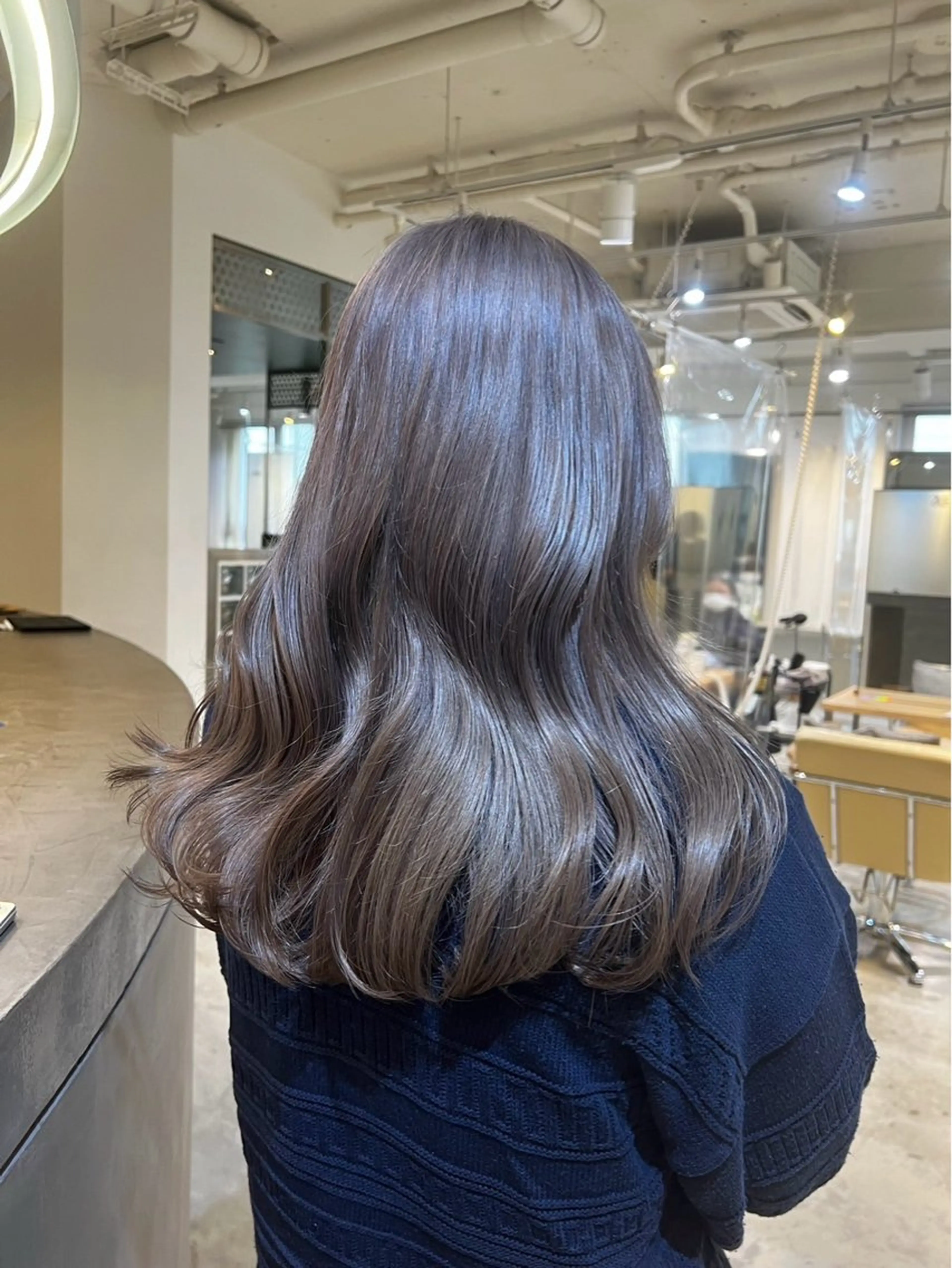 ロング カラー 鷲田 晴輝のヘアスタイル