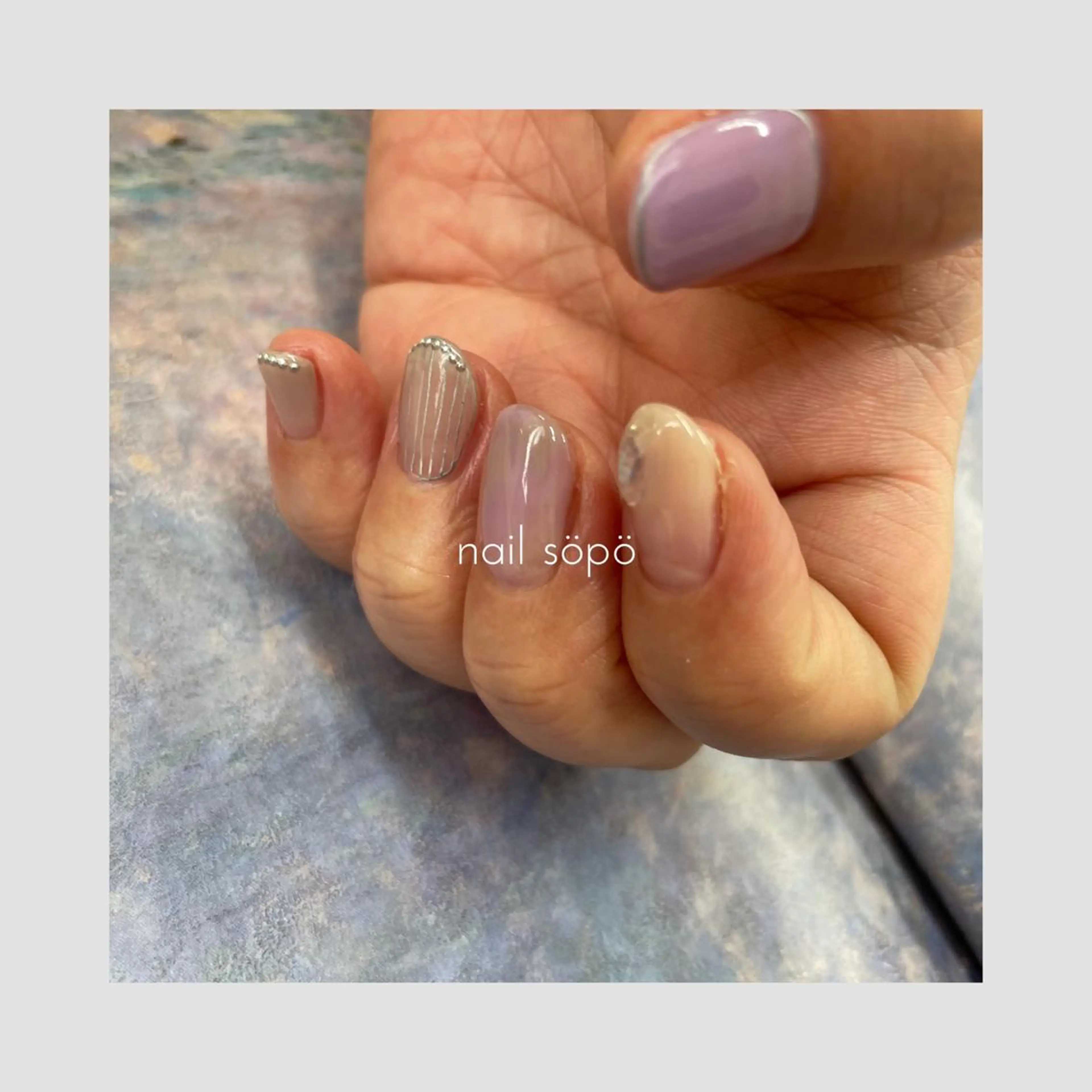 ネイル 自由が丘✳︎奥沢 nail söpöのネイルデザイン