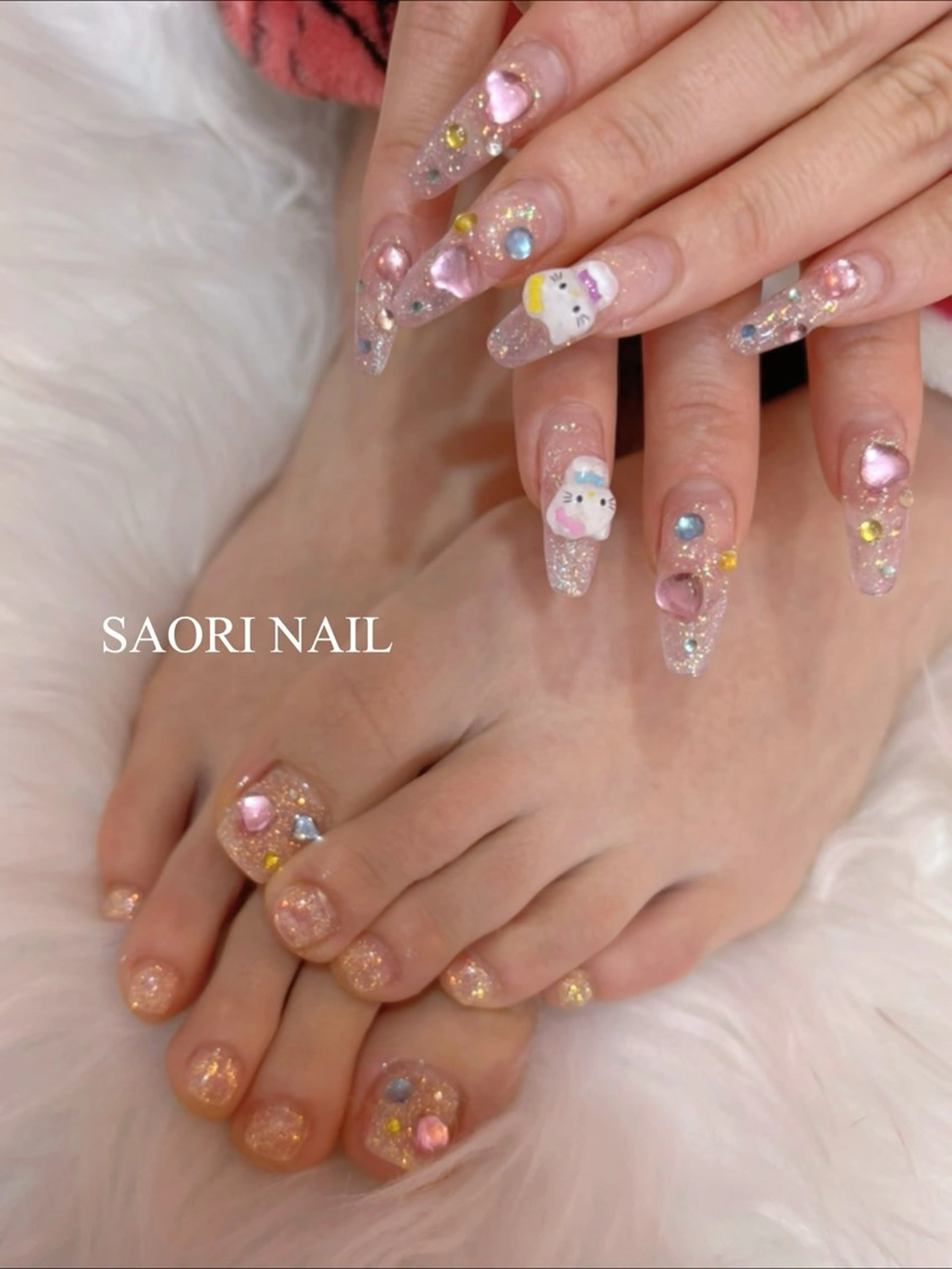 ネイル 長さだし特化サロン SAORINAILのネイルデザイン