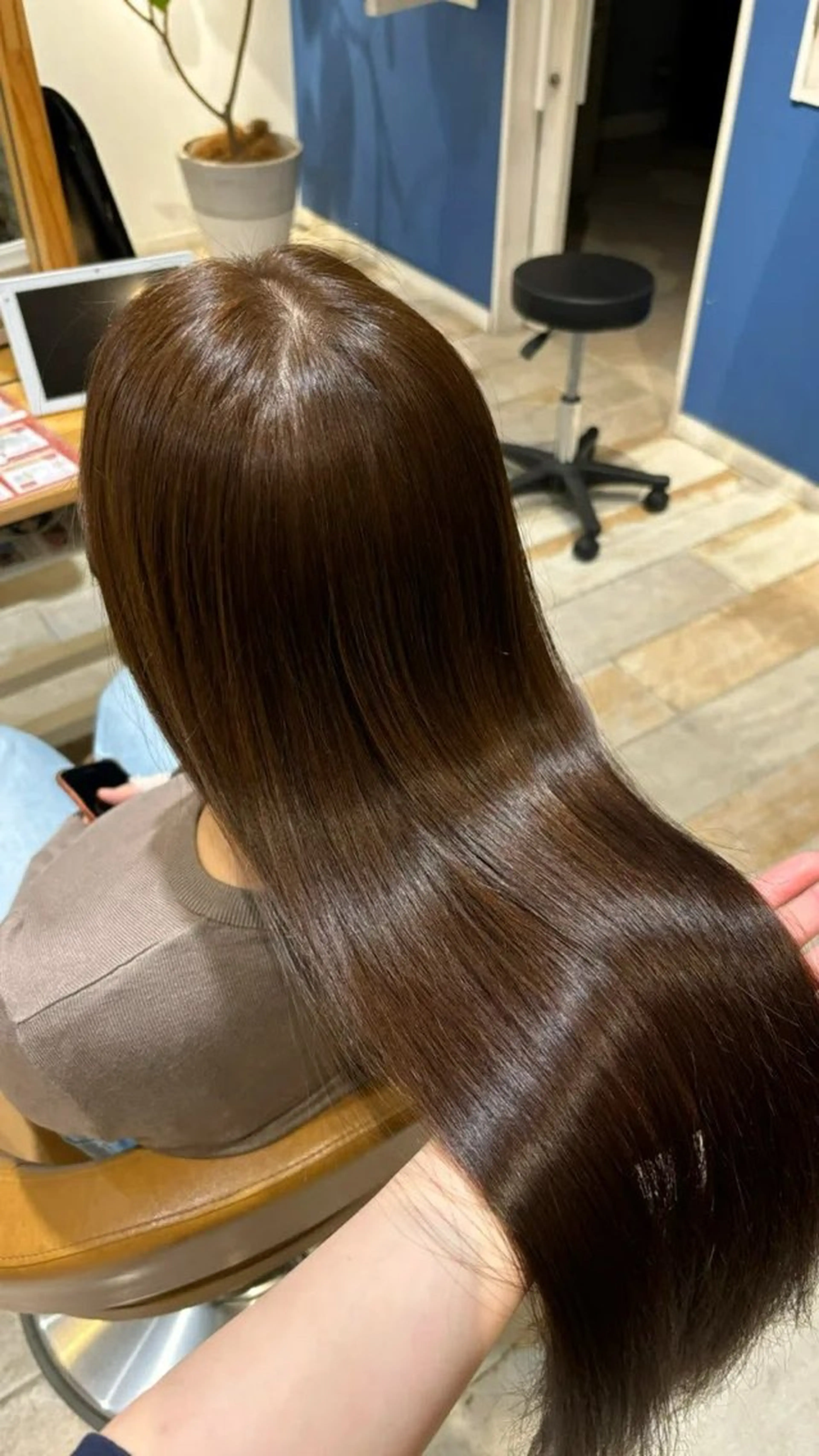 ロング カラー トリートメント EARTH三鷹 KOKOROのヘアスタイル