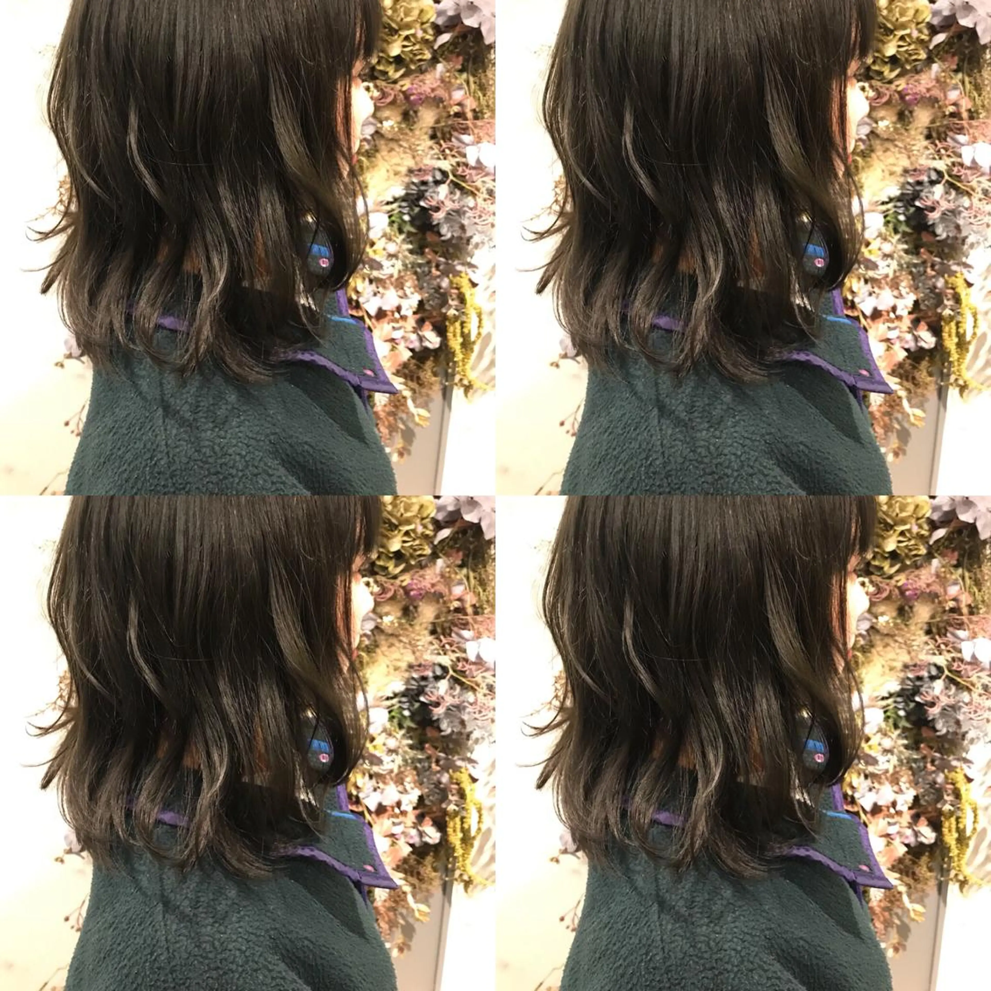 ミディアム カラー ヘアカラー SALOWIN所属・小栗 麻衣のヘアスタイル