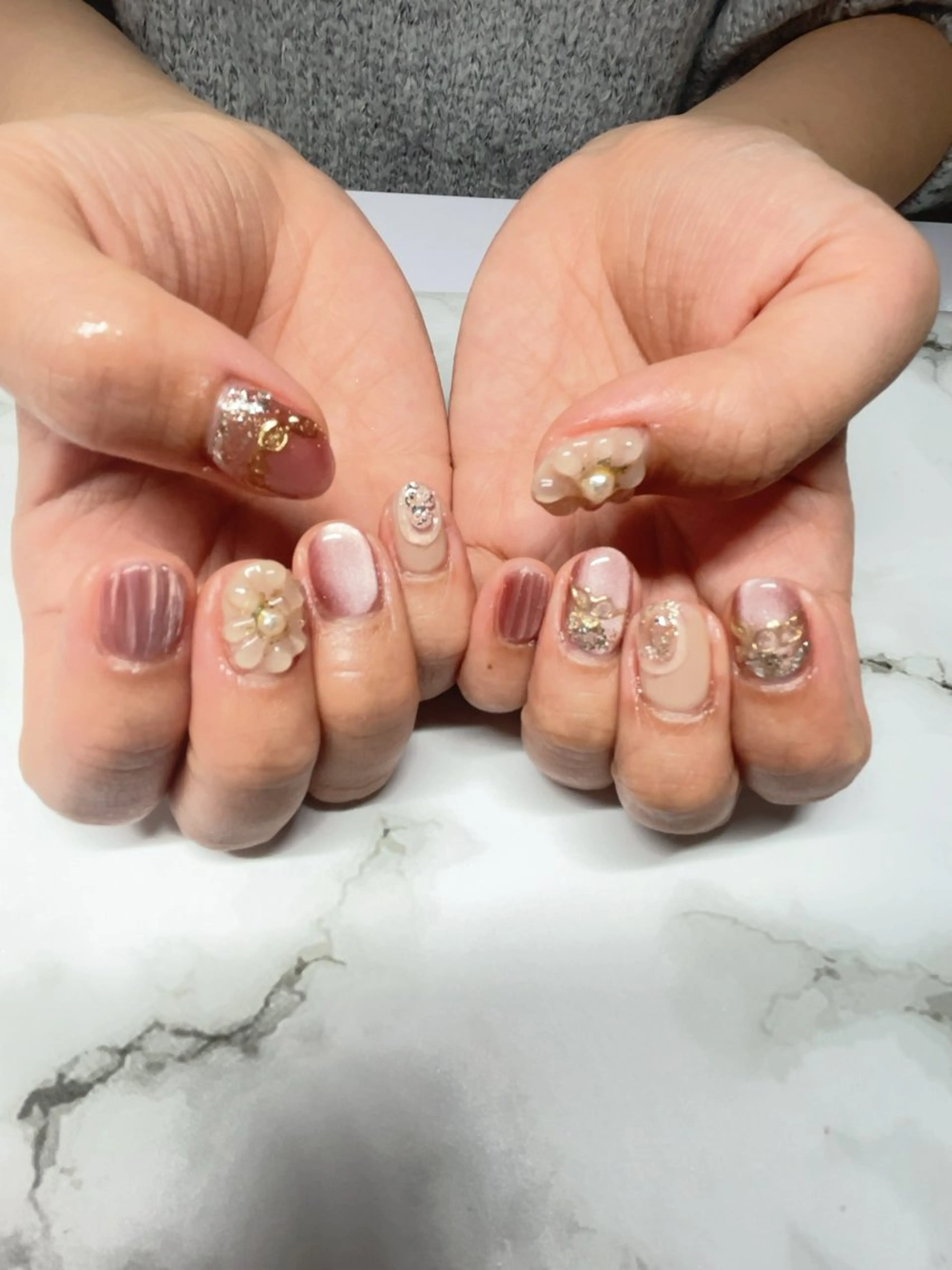 ネイル アートネイル フラワーネイル Star Beautyのネイルデザイン