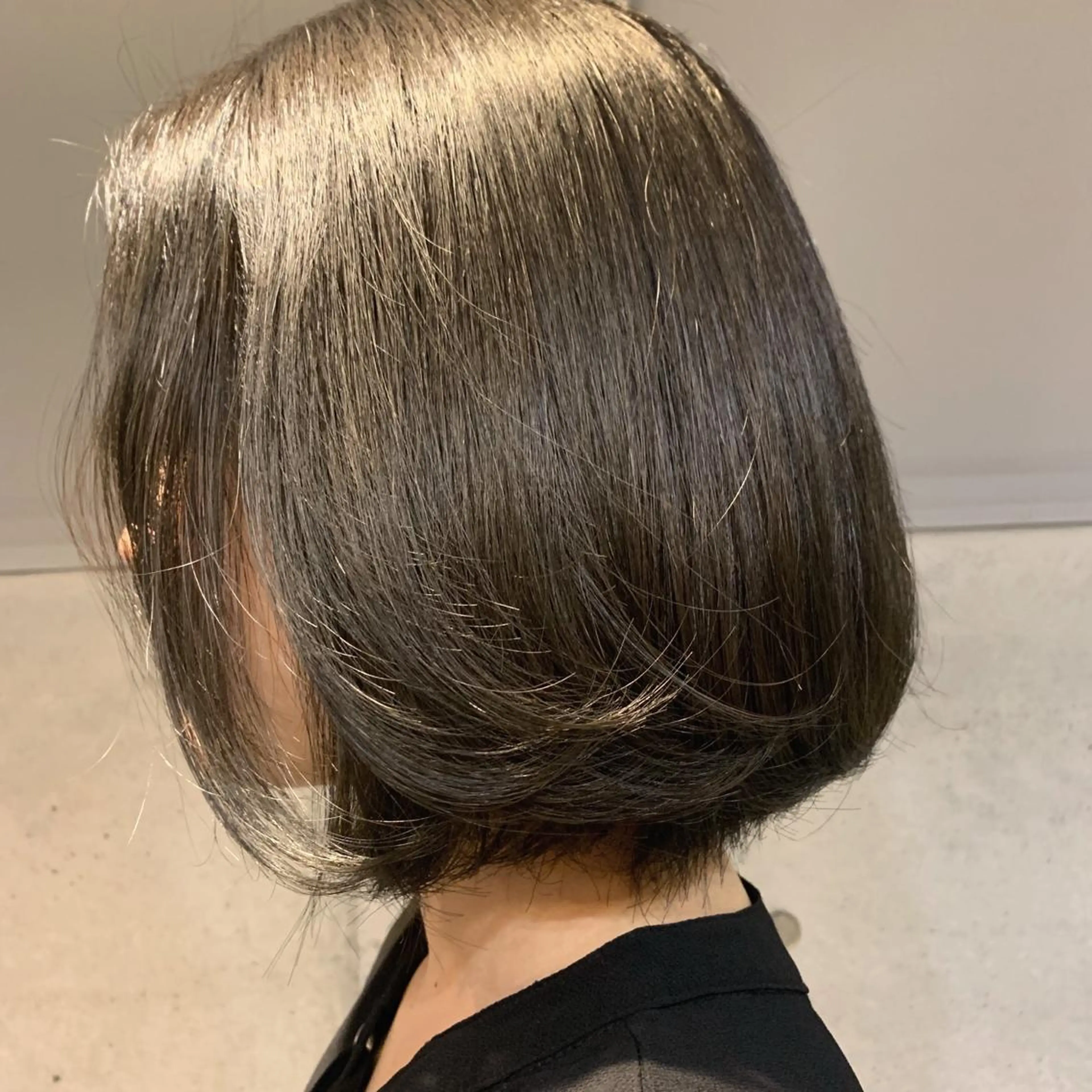 ロング カラー ヘアアレンジ ベージュカラー オリーブベージュ GO TODAY  シェアサロン札幌店所属・kana .のヘアスタイル