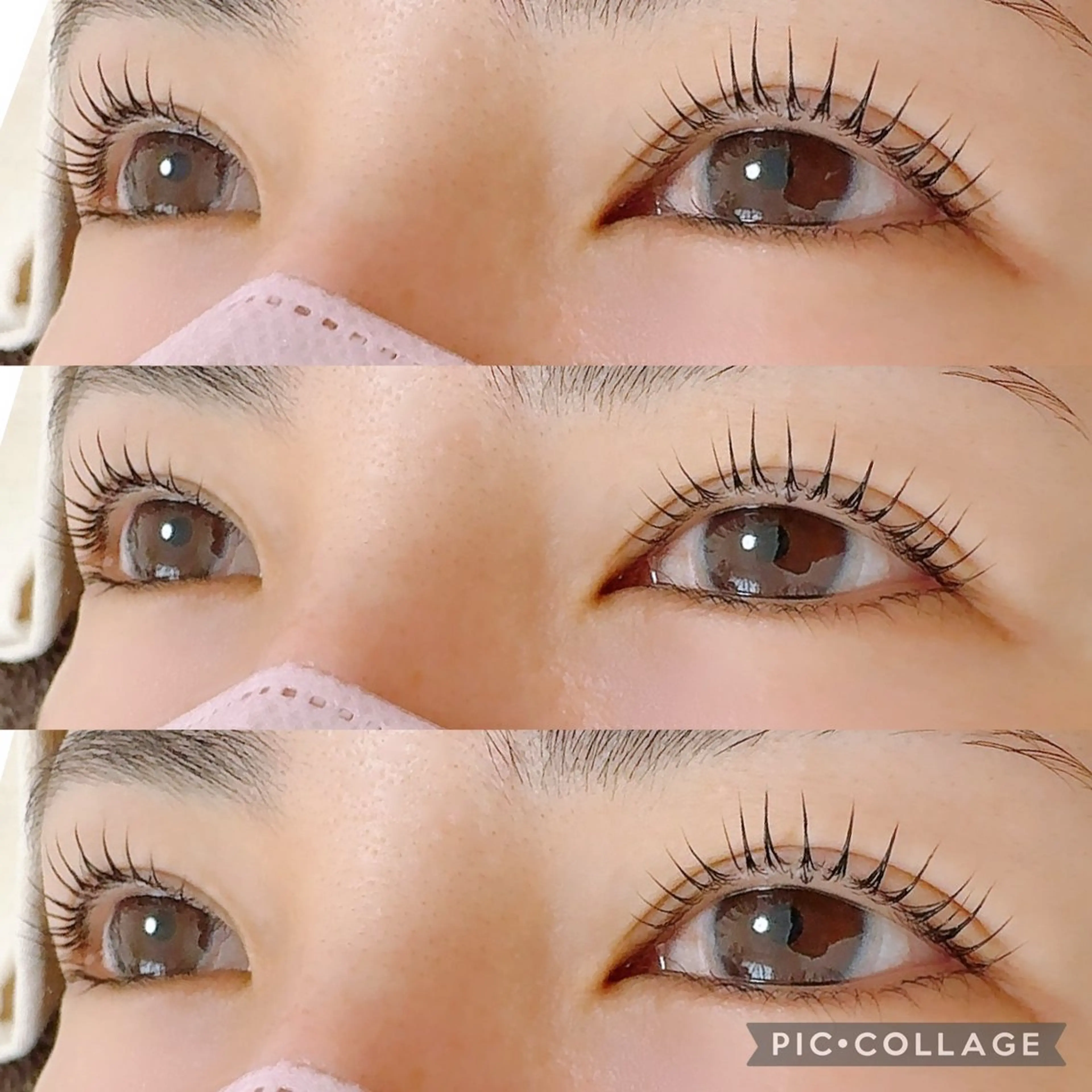 マツエク・マツパ 一重×まつ毛パーマ N ラッシュのマツエク・マツパデザイン