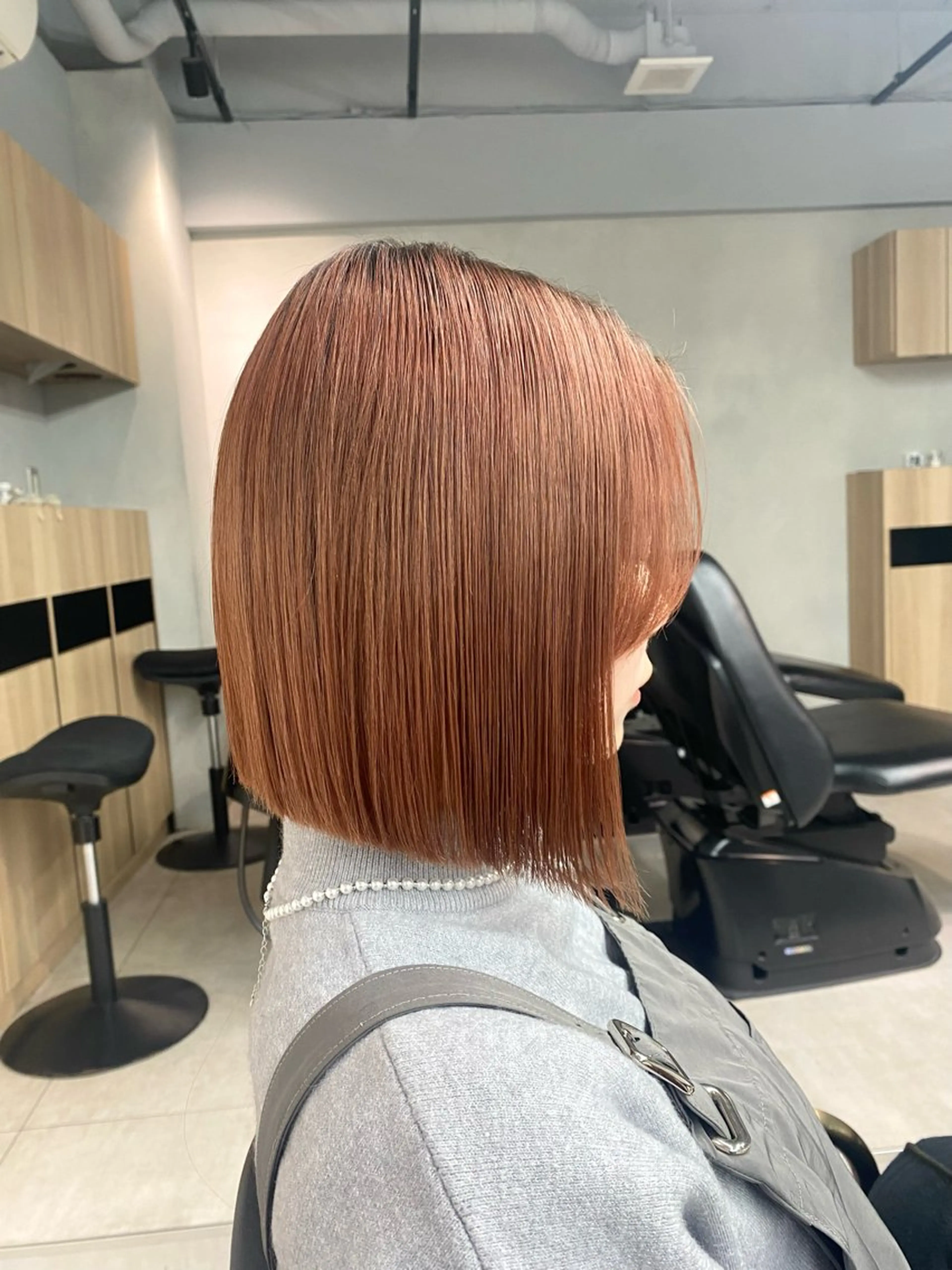 ショート 切りっぱなしボブ ボブ ボブ/透明感カラー/ 似合わせ🌿高田知那のヘアスタイル