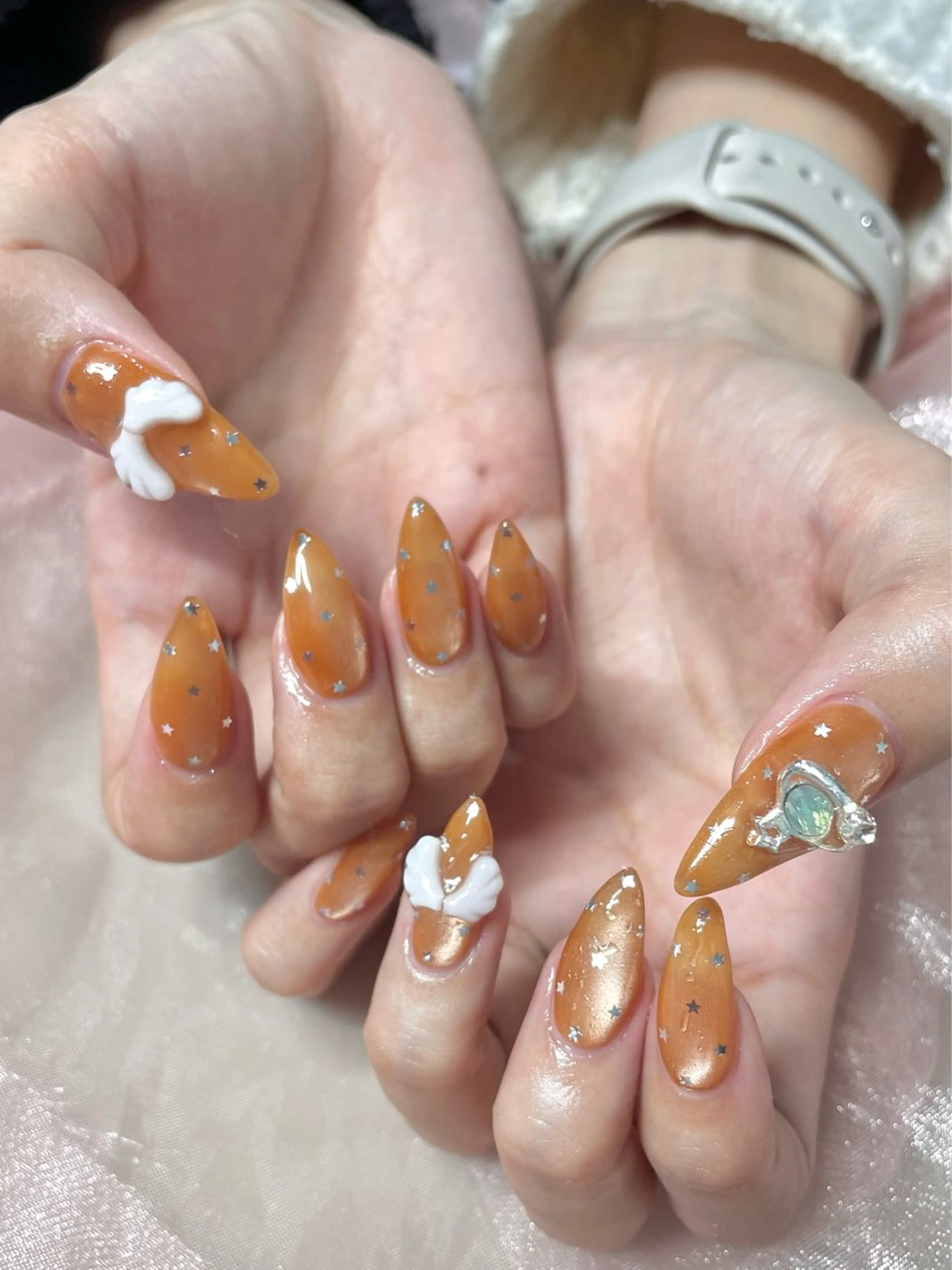 ネイル 長さ出し ハンドネイル RUMI nailのネイルデザイン