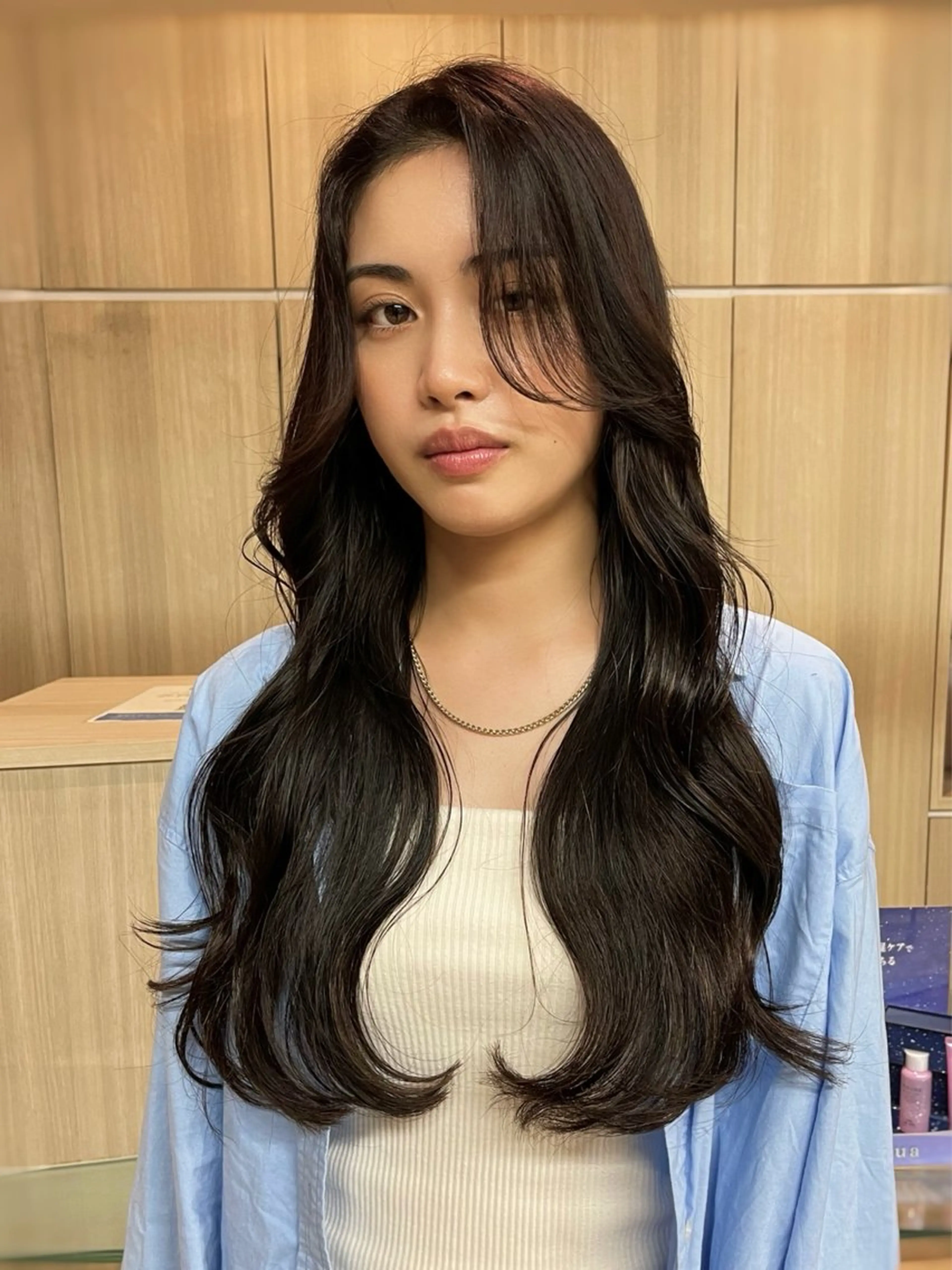 ロング カラー 野田頭 心🌿/ボブ レイヤー/艶カラーのヘアスタイル