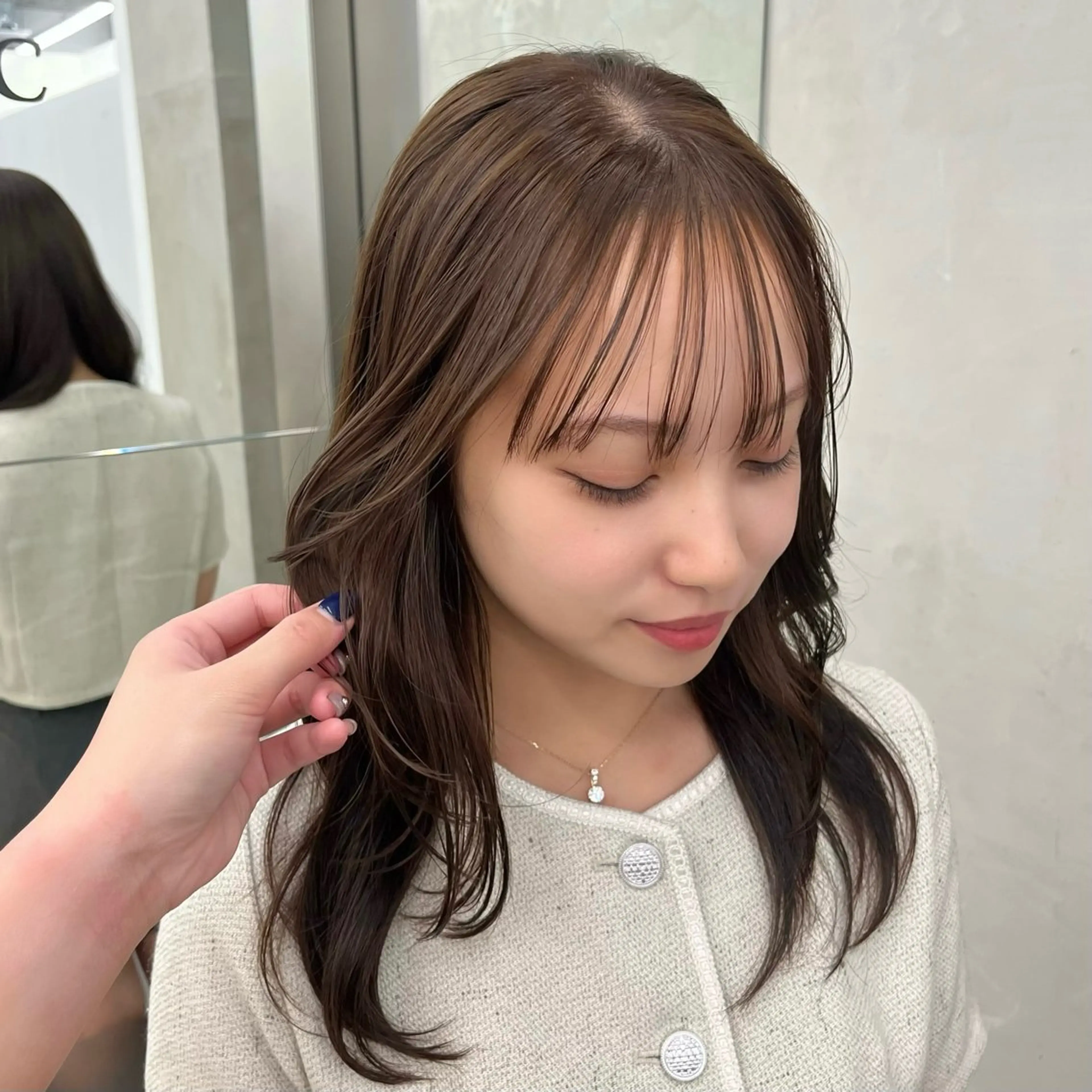 透明感カラー✨（ケア付き）＋CMCトリートメントの写真