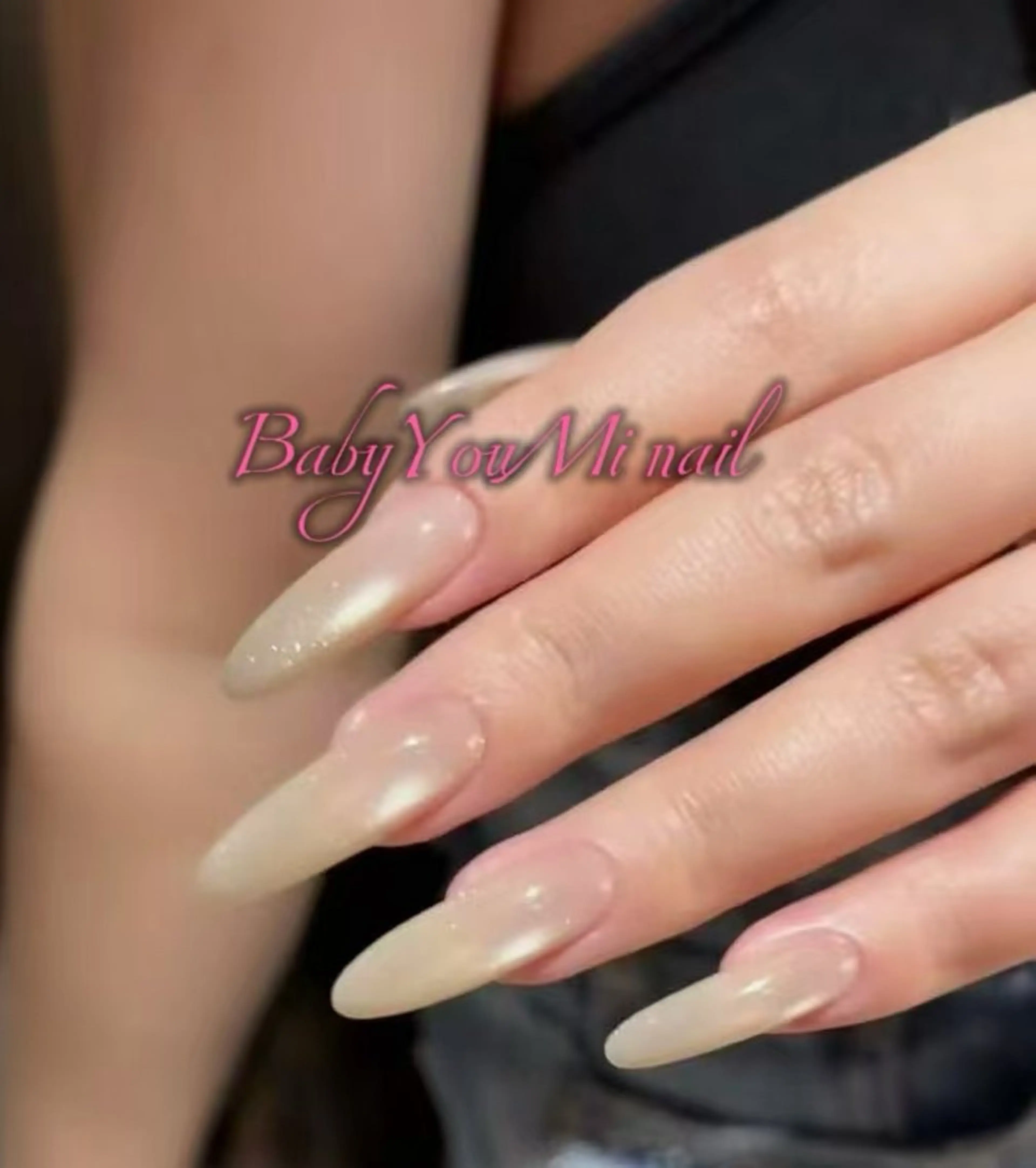 ネイル オーロラネイル フラワーネイル フットネイル フレンチネイル ジェルネイル ハンドネイル BabyYouMi nailのネイルデザイン