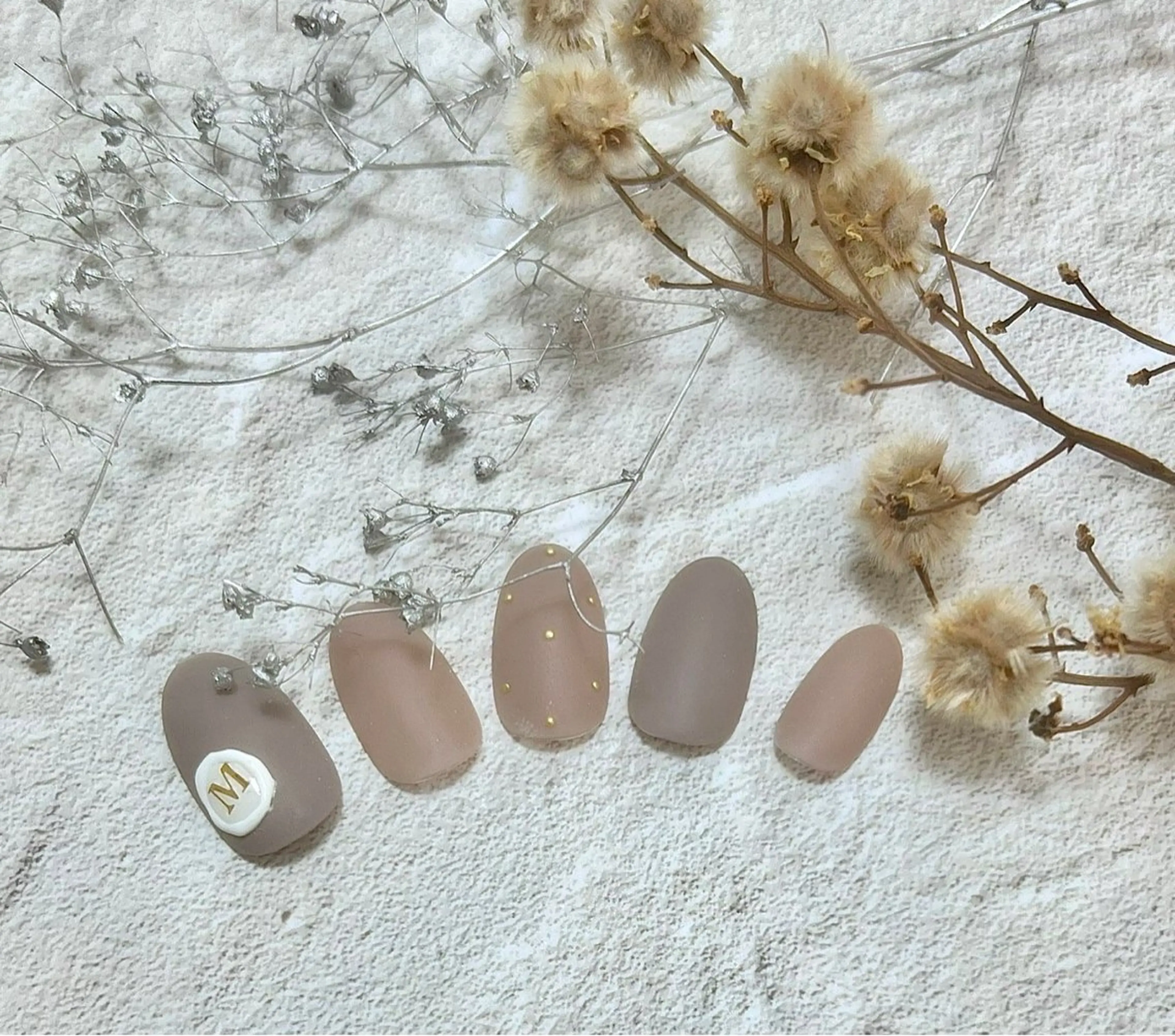 ネイル ⭐︎休業中の練習⭐︎ JNA認定講師髙橋のネイルデザイン