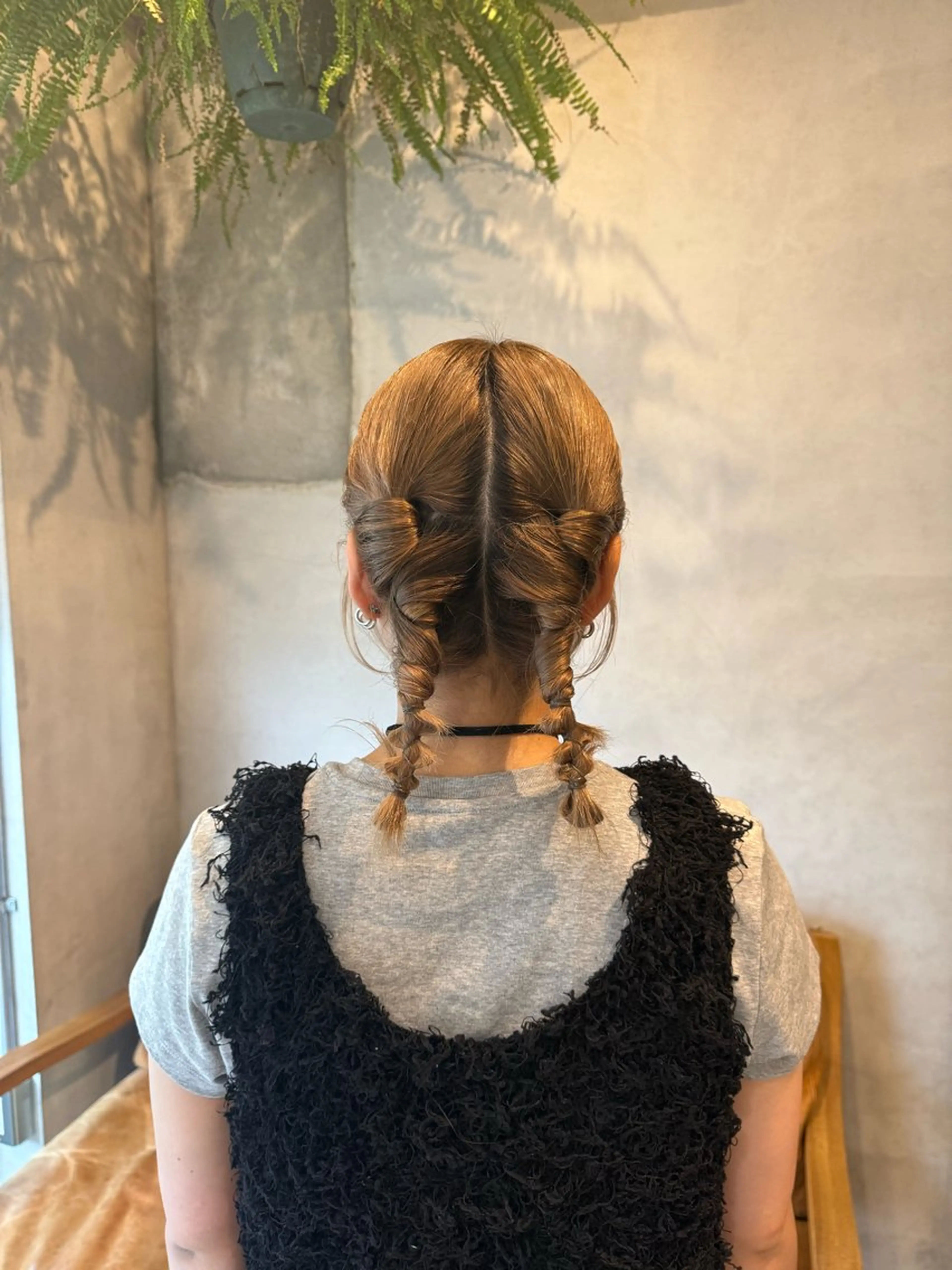 ミディアム ヘアアレンジ 木村 咲良のヘアスタイル