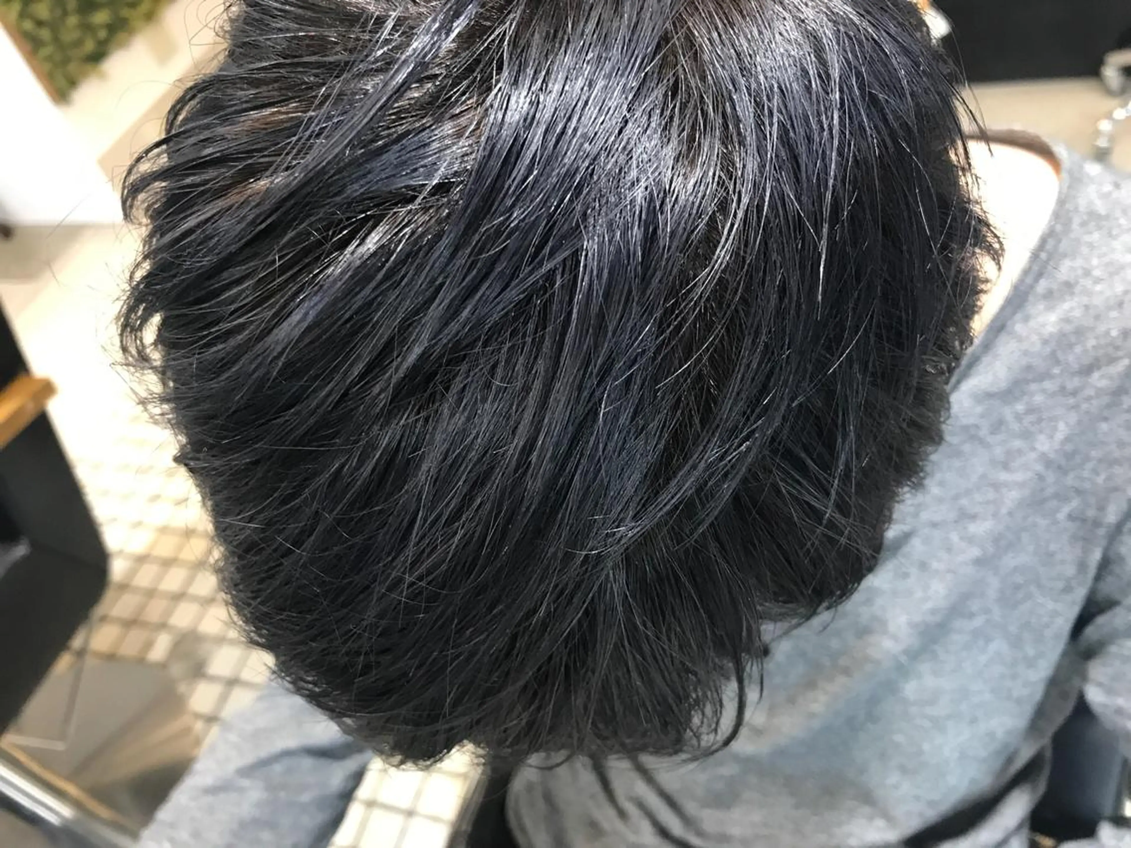 ショート カラー メンズ TERRACE 福島所属・shi hoのヘアスタイル