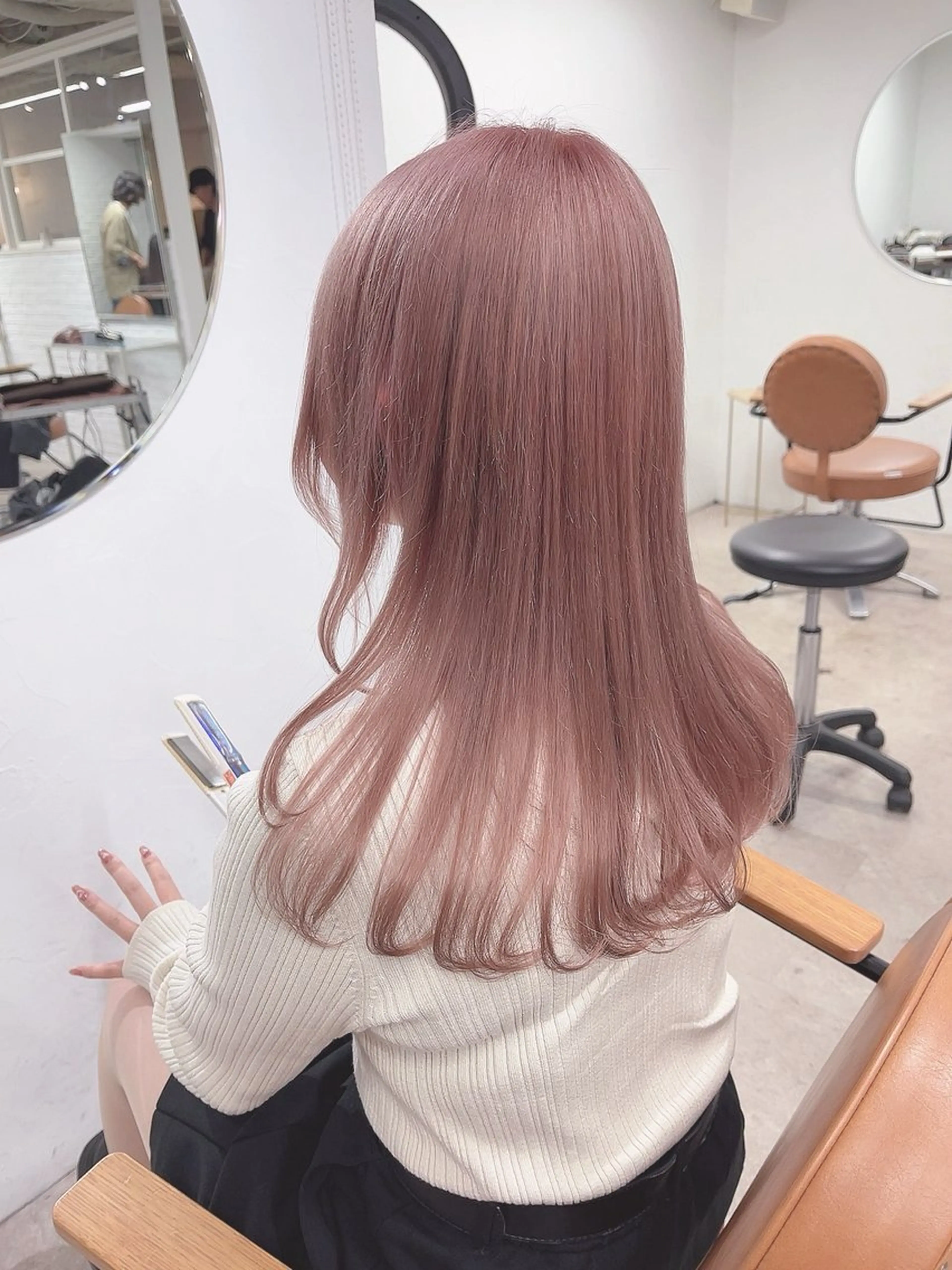 セミロング カラー 新規割引あり♡ yuuのヘアスタイル