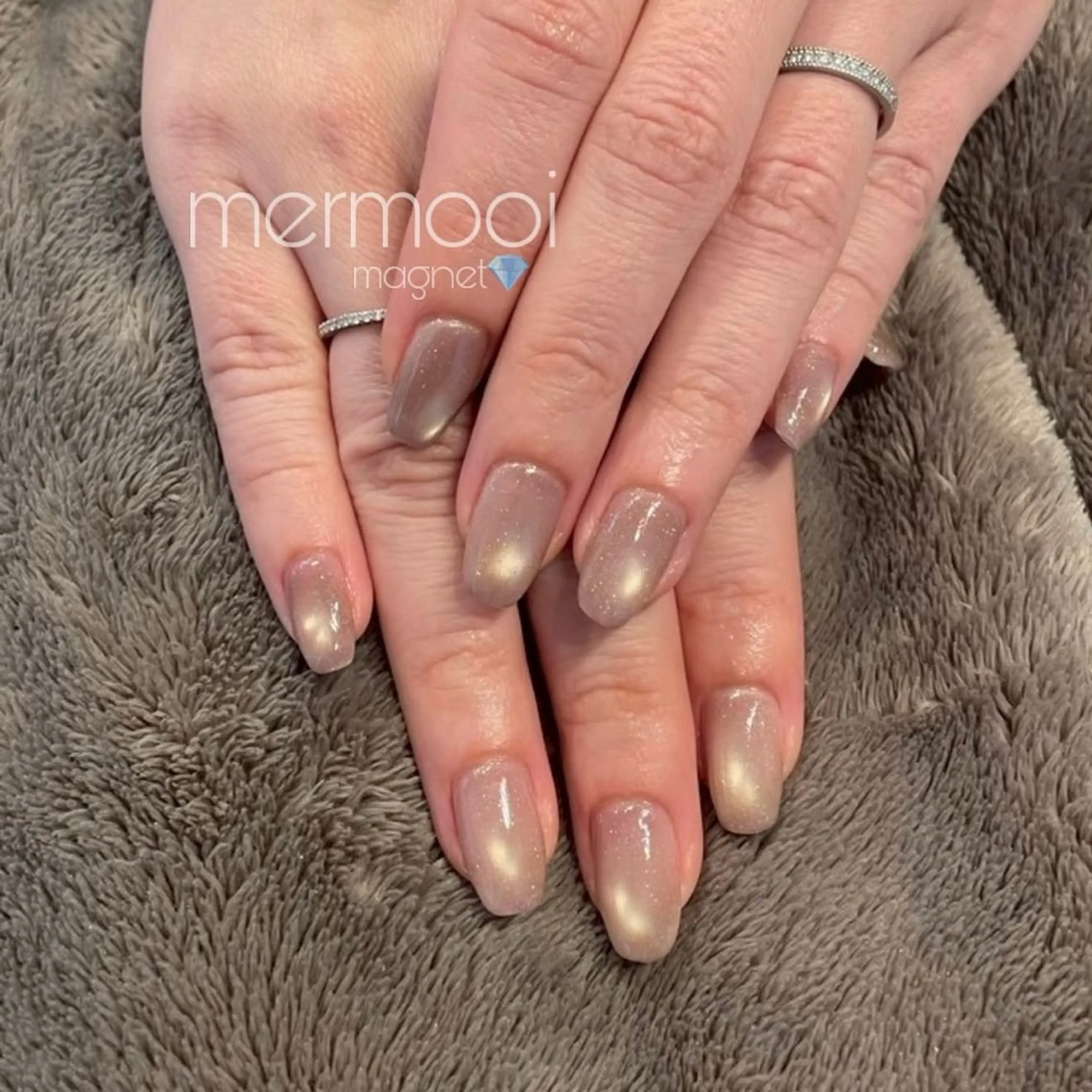 ネイル マグネットネイル ハンドネイル mermooi所属・melumooi nailのネイルデザイン