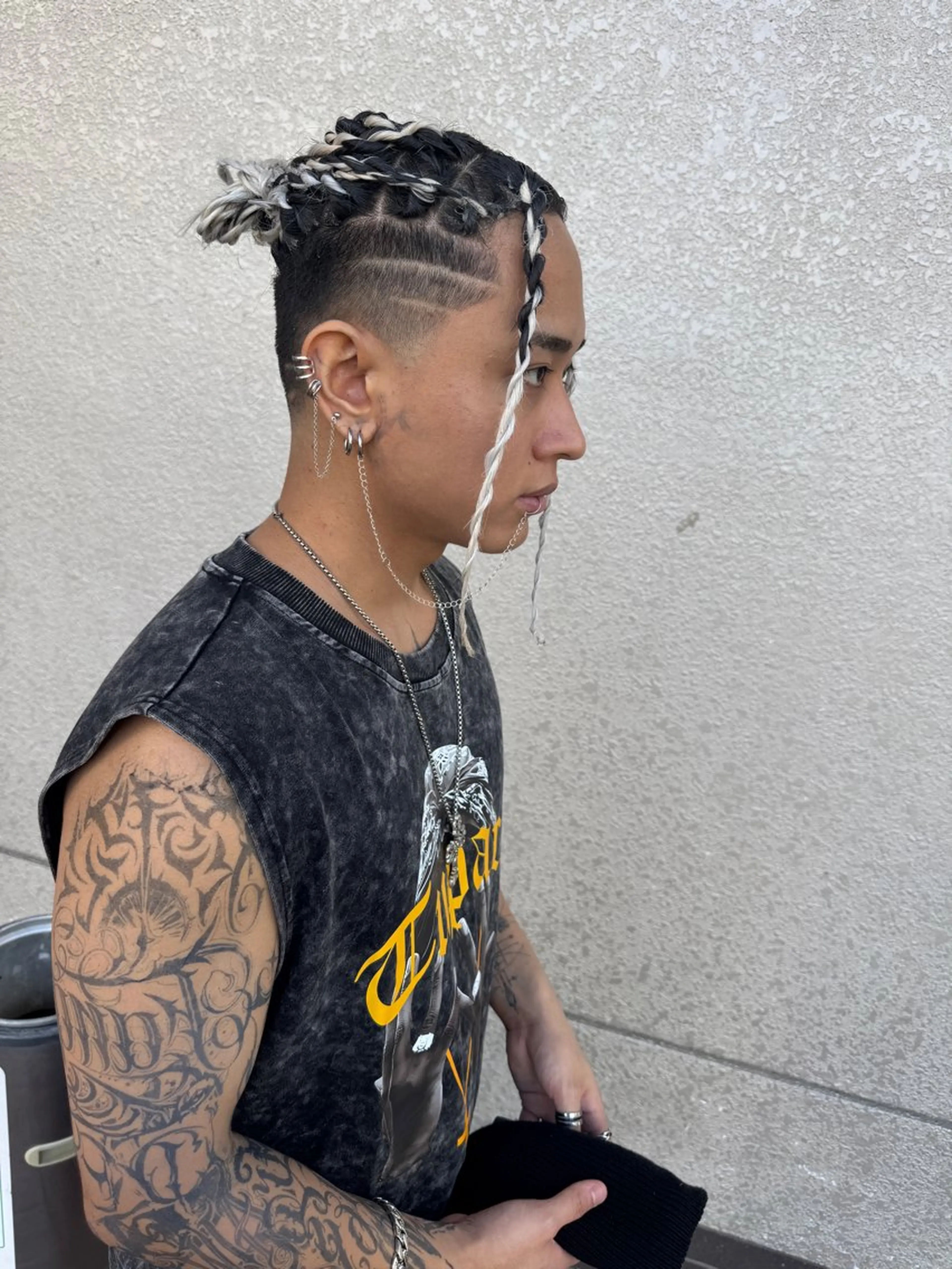 ヘアアレンジ メンズ カット 💎髪質改善💎艶髪 💎ブリーチ💎津村のヘアスタイル