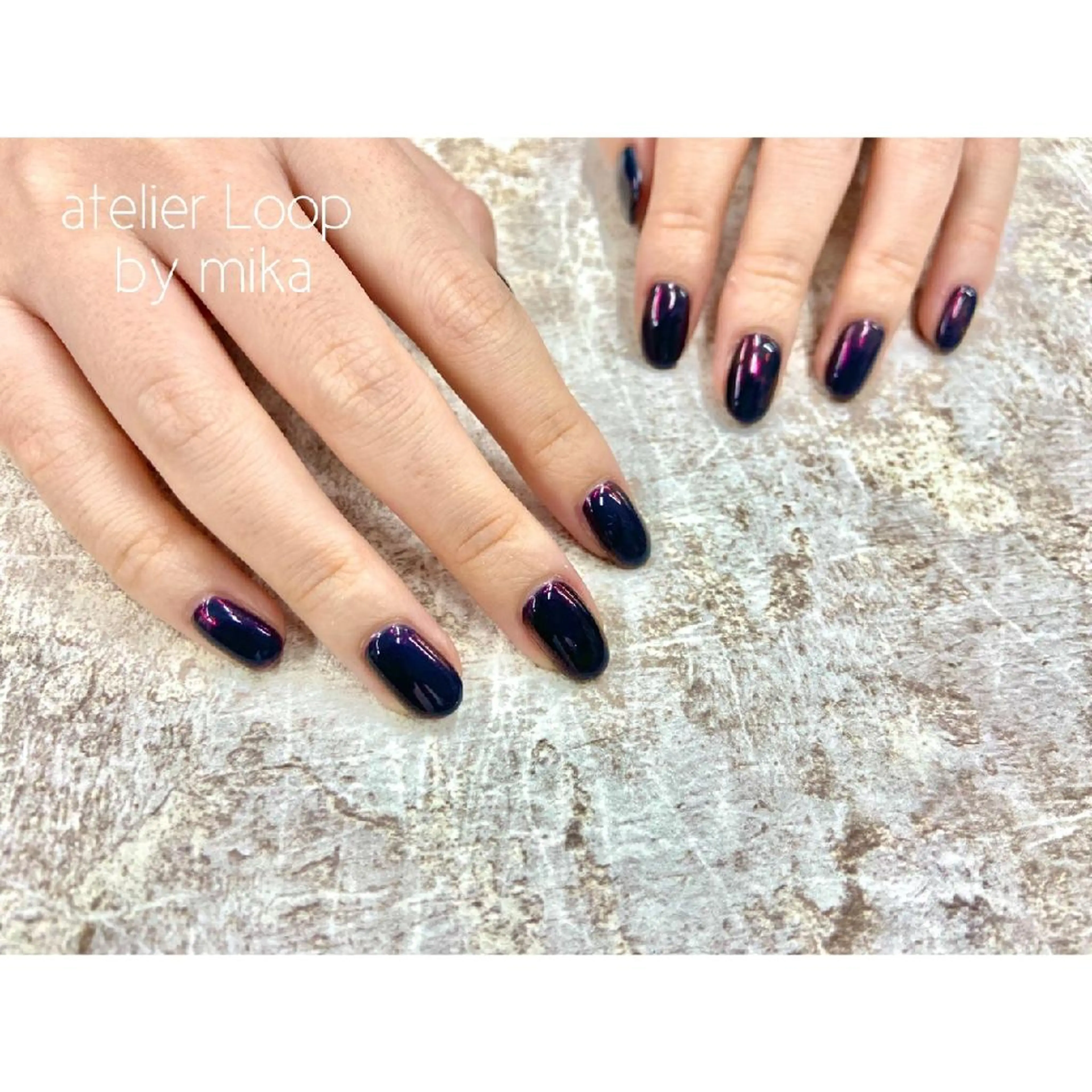 ワンカラー　グラデーション　ムラ塗り　2色色変えOK《オフ込み》ミラーネイル追加（1本+¥150）の写真