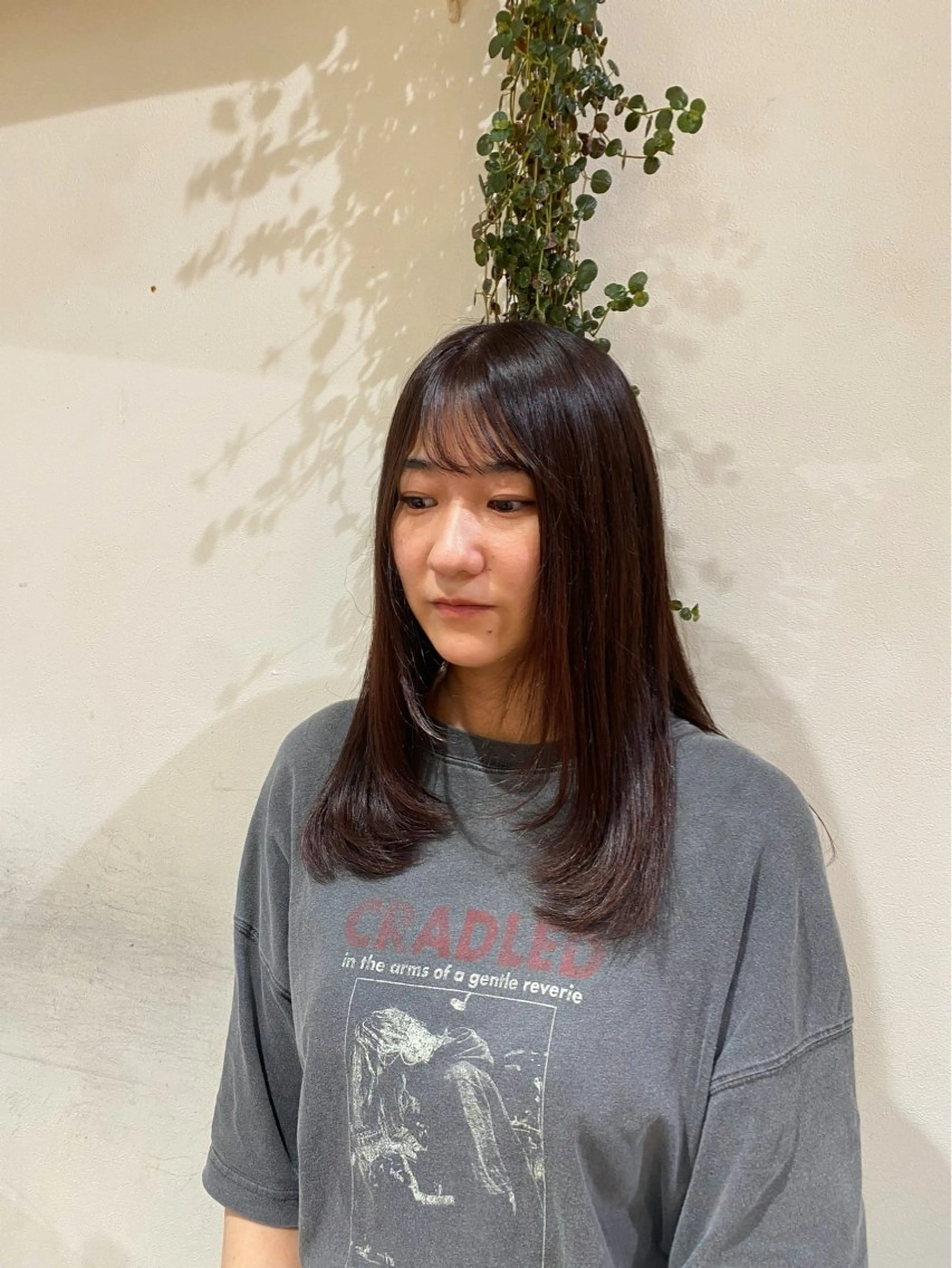 セミロング カラー ブリーチ/eye/ カット/ココミ🧚のヘアスタイル