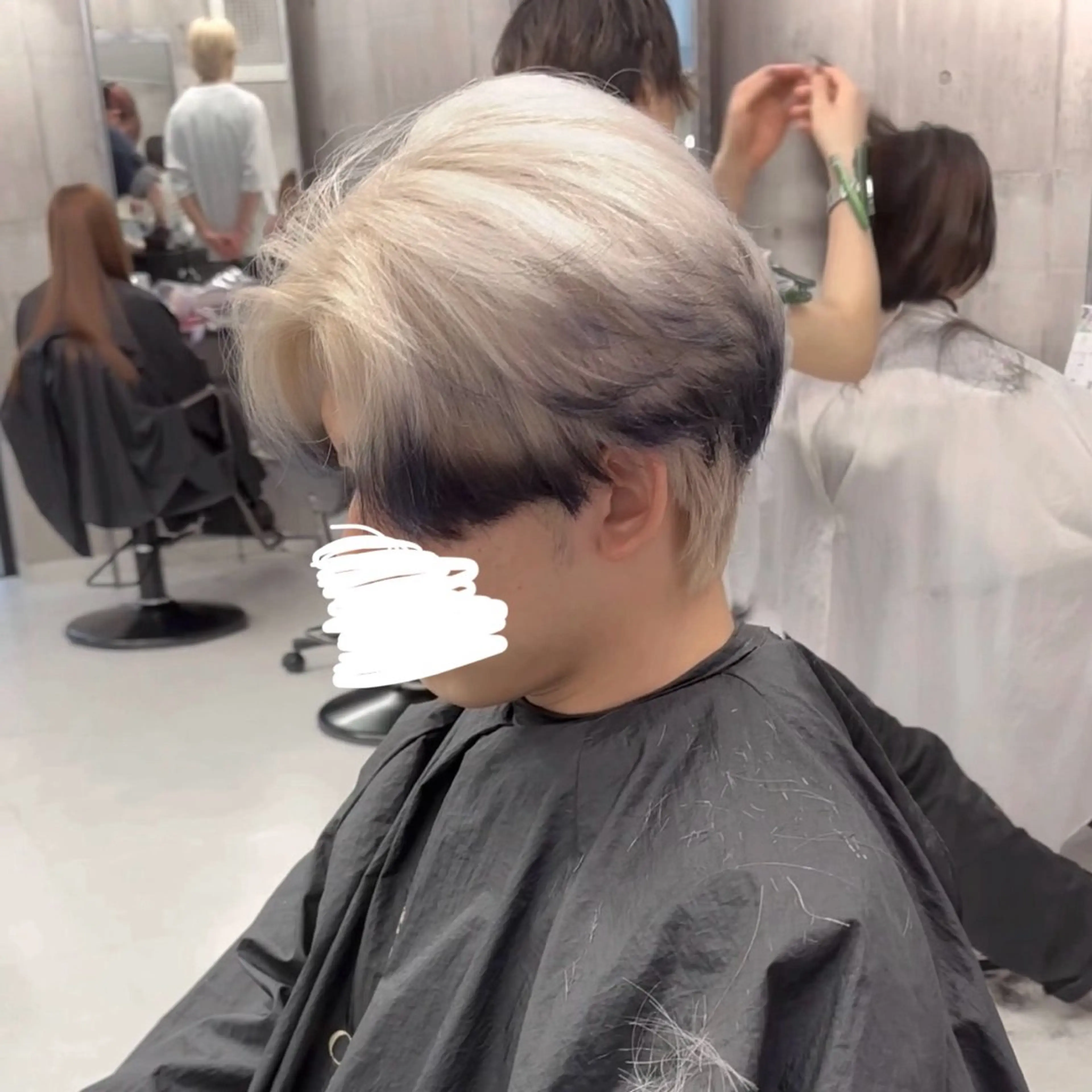 [ 🌟メンズ・当日予約限定🌟 ] ケアブリーチ ダブルカラー ➕ 2stepトリートメントの写真