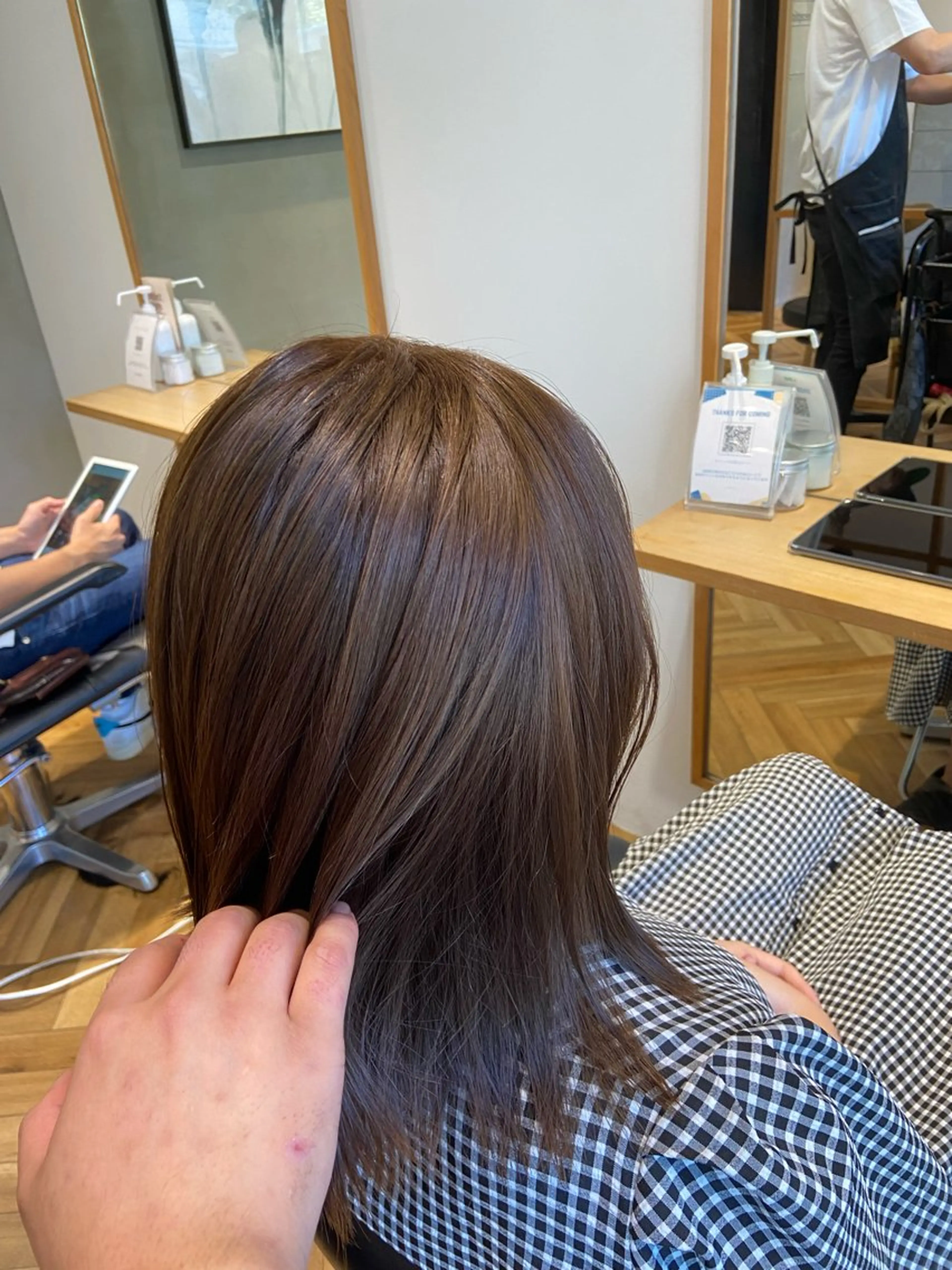 ミディアム カラー 小林 駿介のヘアスタイル