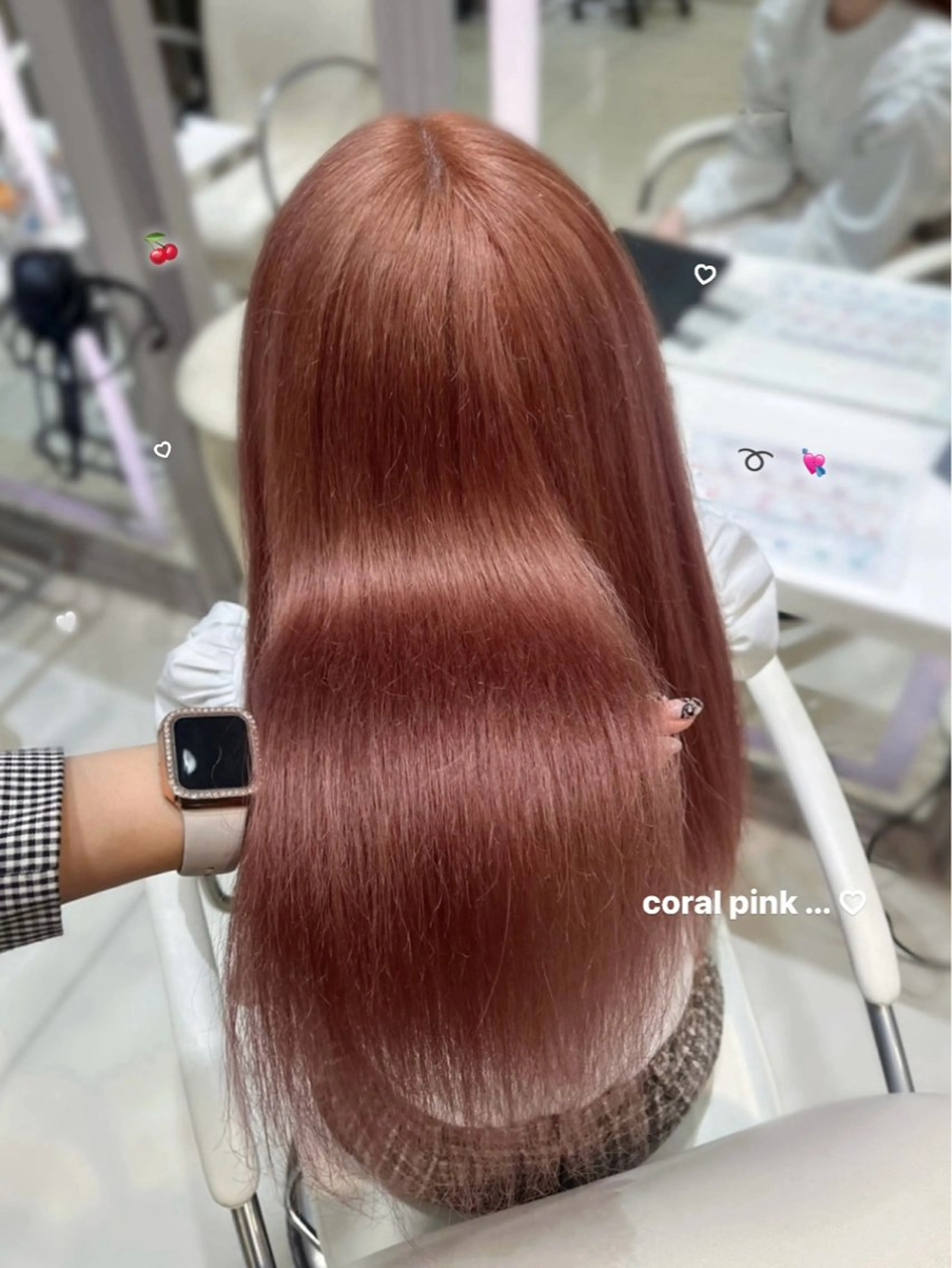 ロング カラー 🩰ピンクベージュ 💞midori💞のヘアスタイル