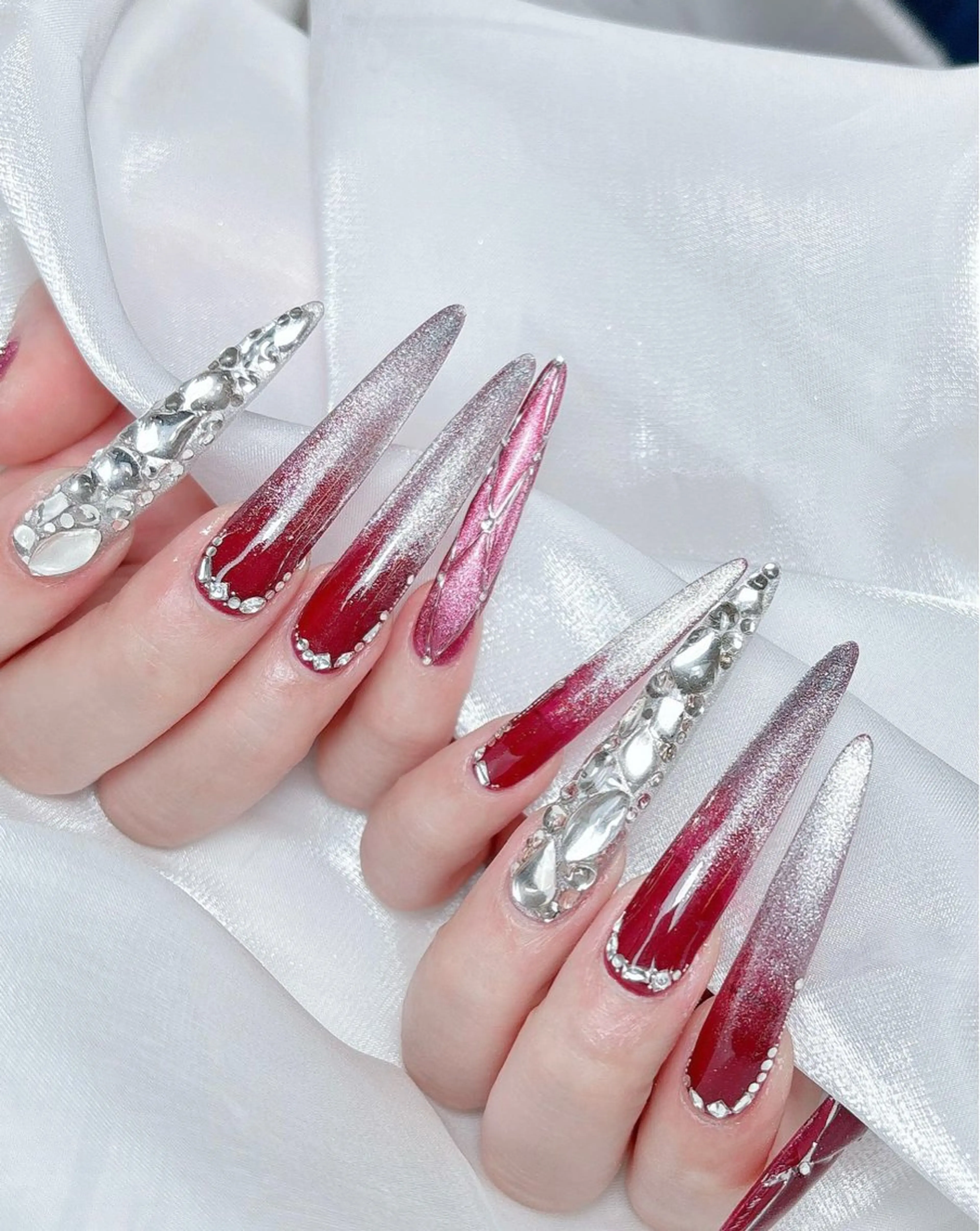 ネイル ハンドネイル M🌷nail 長さだし専門店のネイルデザイン