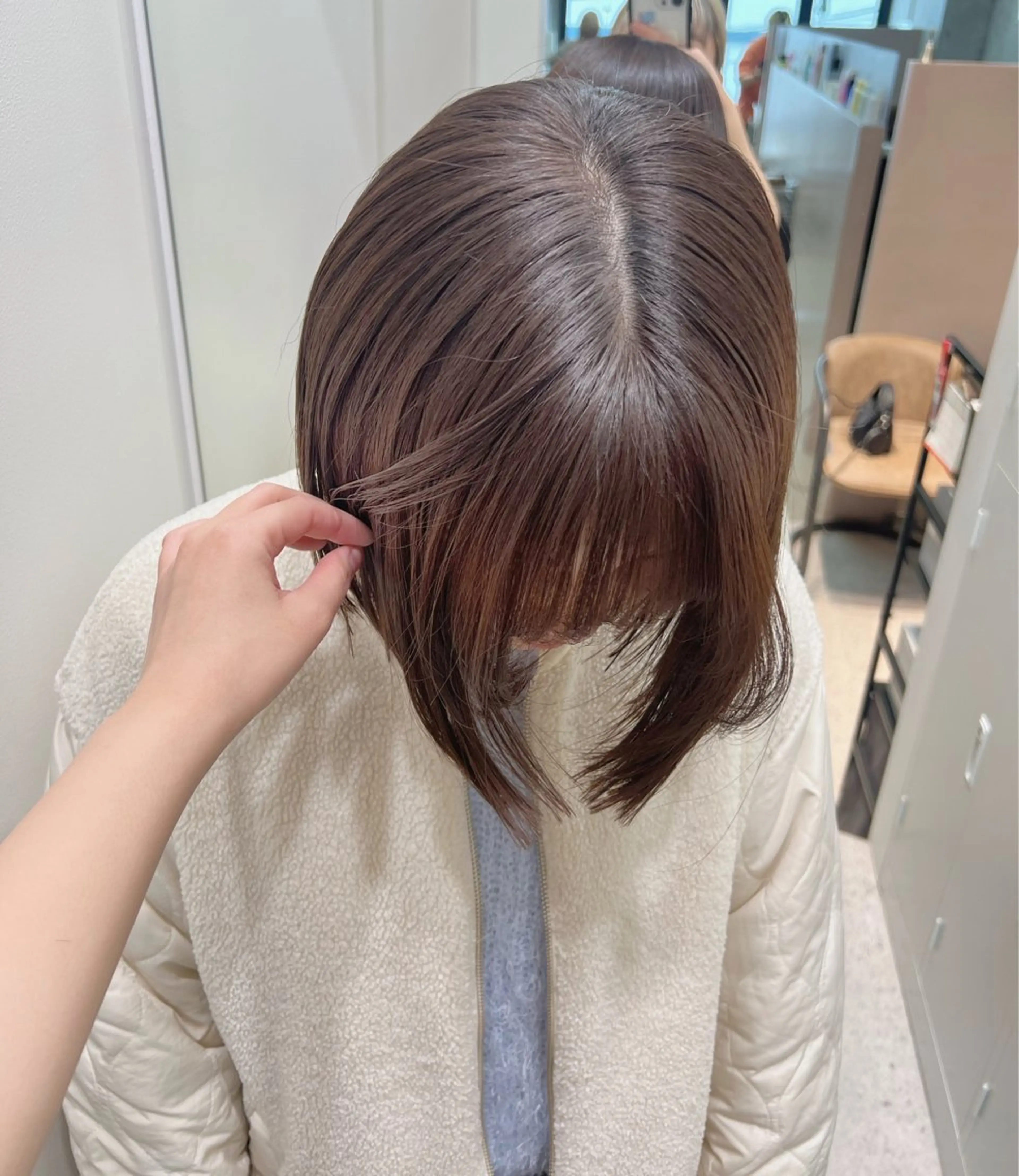 ミディアム カコ/レイヤーカット ヘアアレンジのヘアスタイル