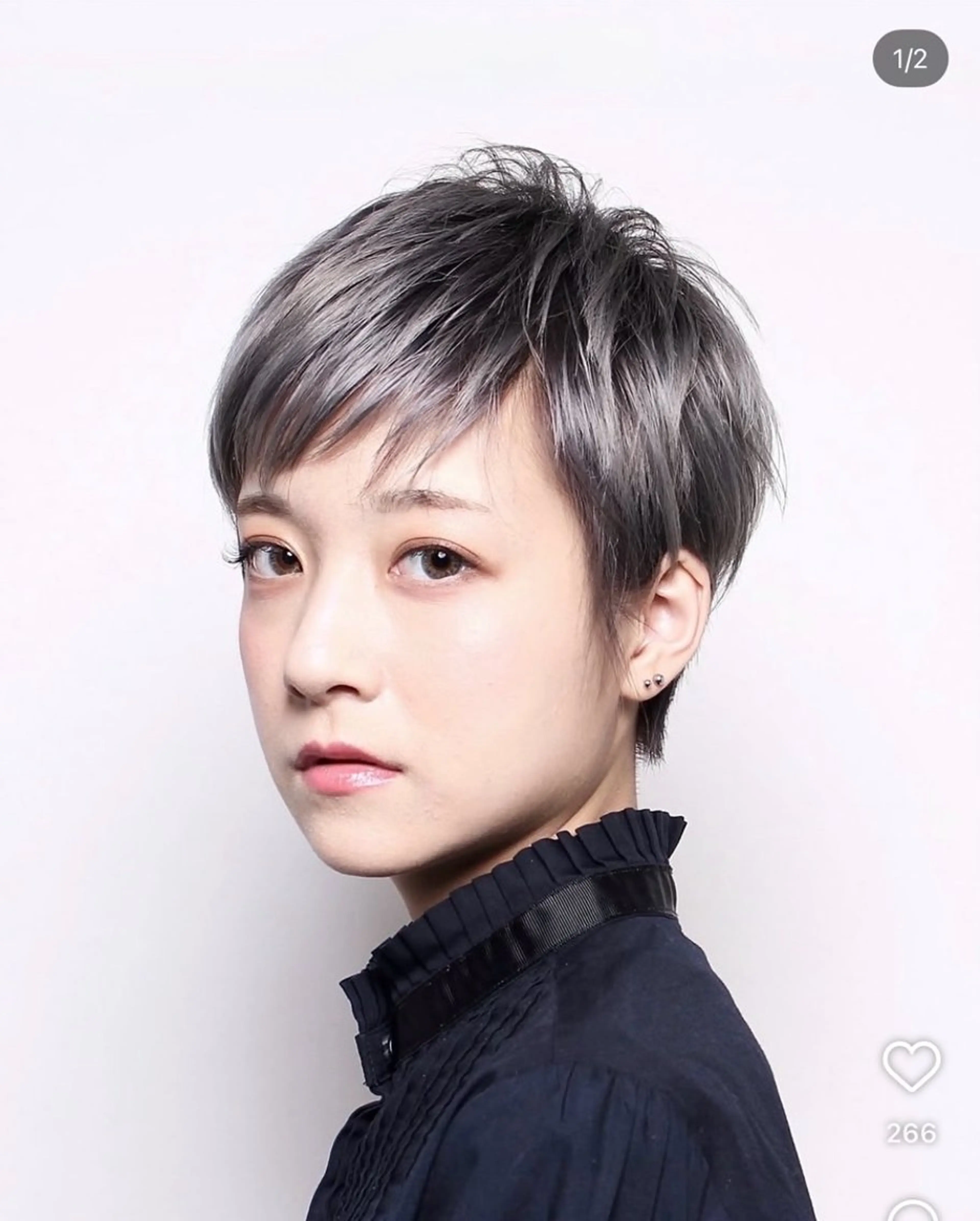 ショート ベリーショート ショートヘア レイヤー小顔ショート 吉田ジョウのヘアスタイル